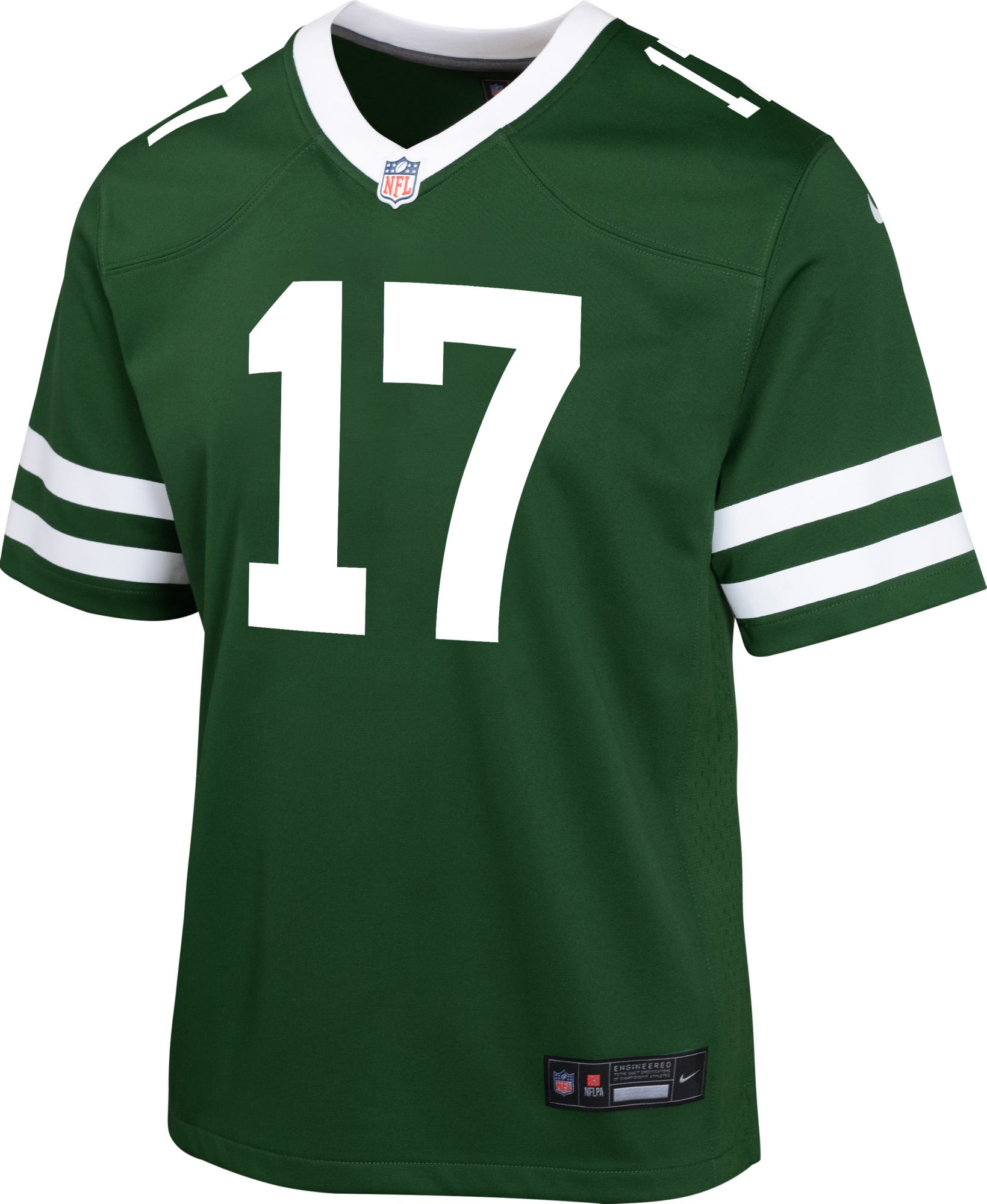 Nike Youth New York Jets Davante Adams #17 Green Game Jersey product image
