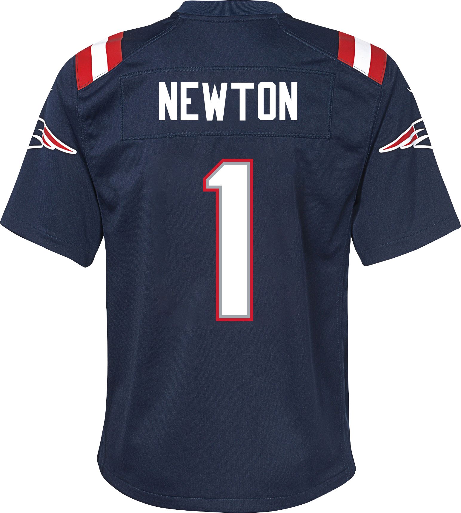 Nike Youth New England Patriots Cam Newton #1 Navy Game Jersey product image