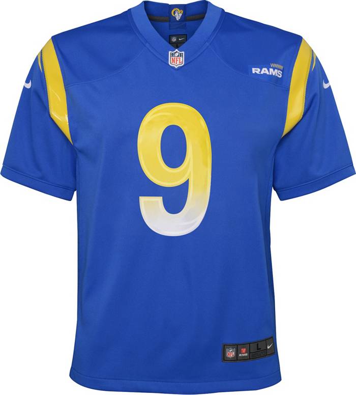 Nike Youth Los Angeles Rams Matthew Stafford #9 Royal Game Jersey