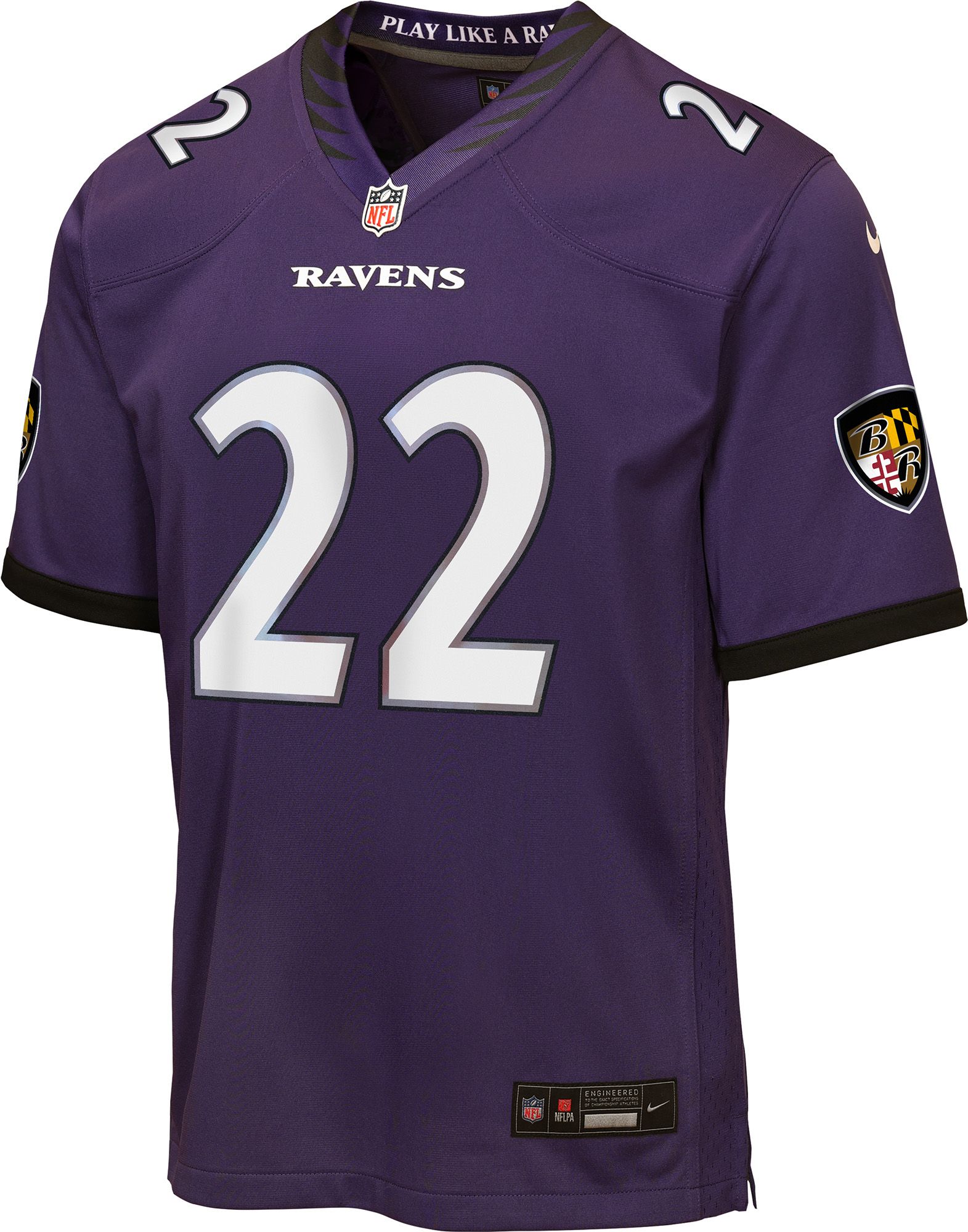 Nike Youth Baltimore Ravens Derrick Henry #22 Purple Home Game Jersey product image