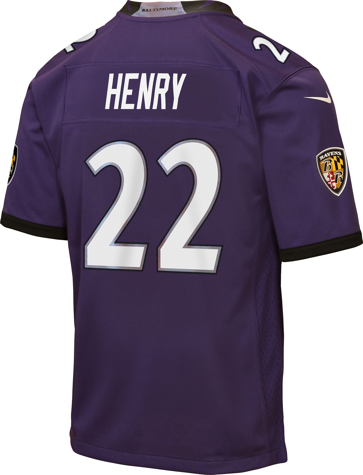 Nike Youth Baltimore Ravens Derrick Henry #22 Purple Home Game Jersey product image
