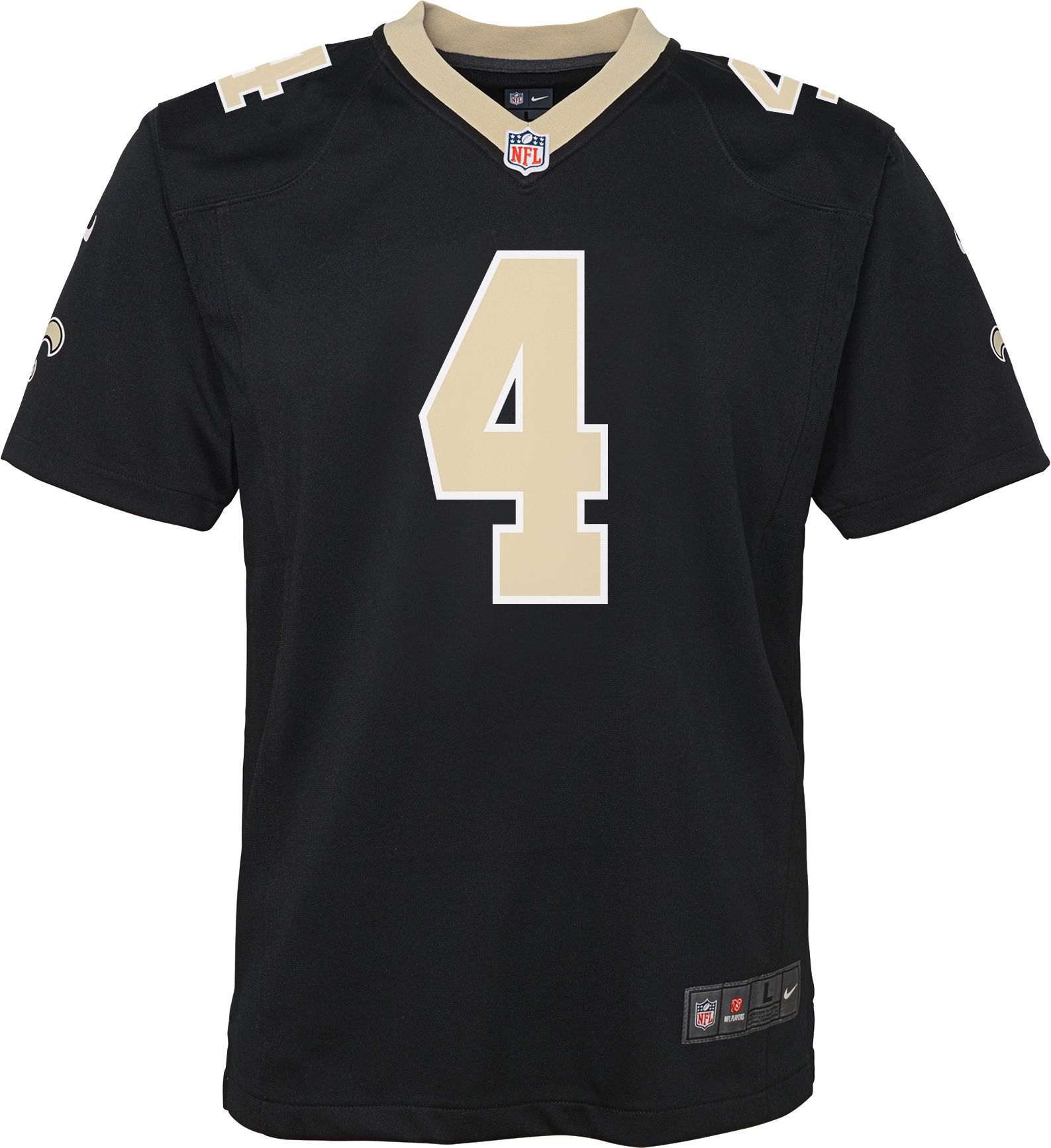 Derek Carr 4 New Orleans Saints Alternate Game Youth Jersey