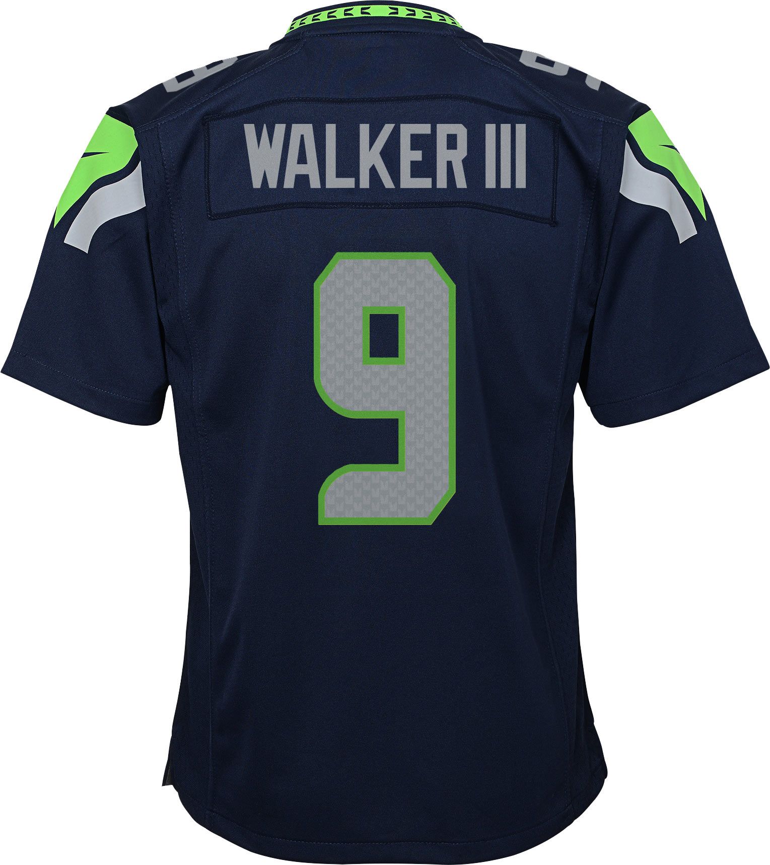 Nike Youth Seattle Seahawks Kenneth Walker III #9 Navy Game Jersey product image