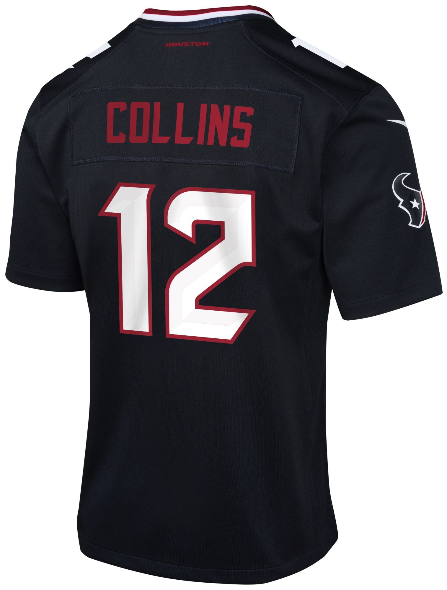 Nike Youth Houston Texans Nico Collins #12 Pitch Blue Game Jersey product image