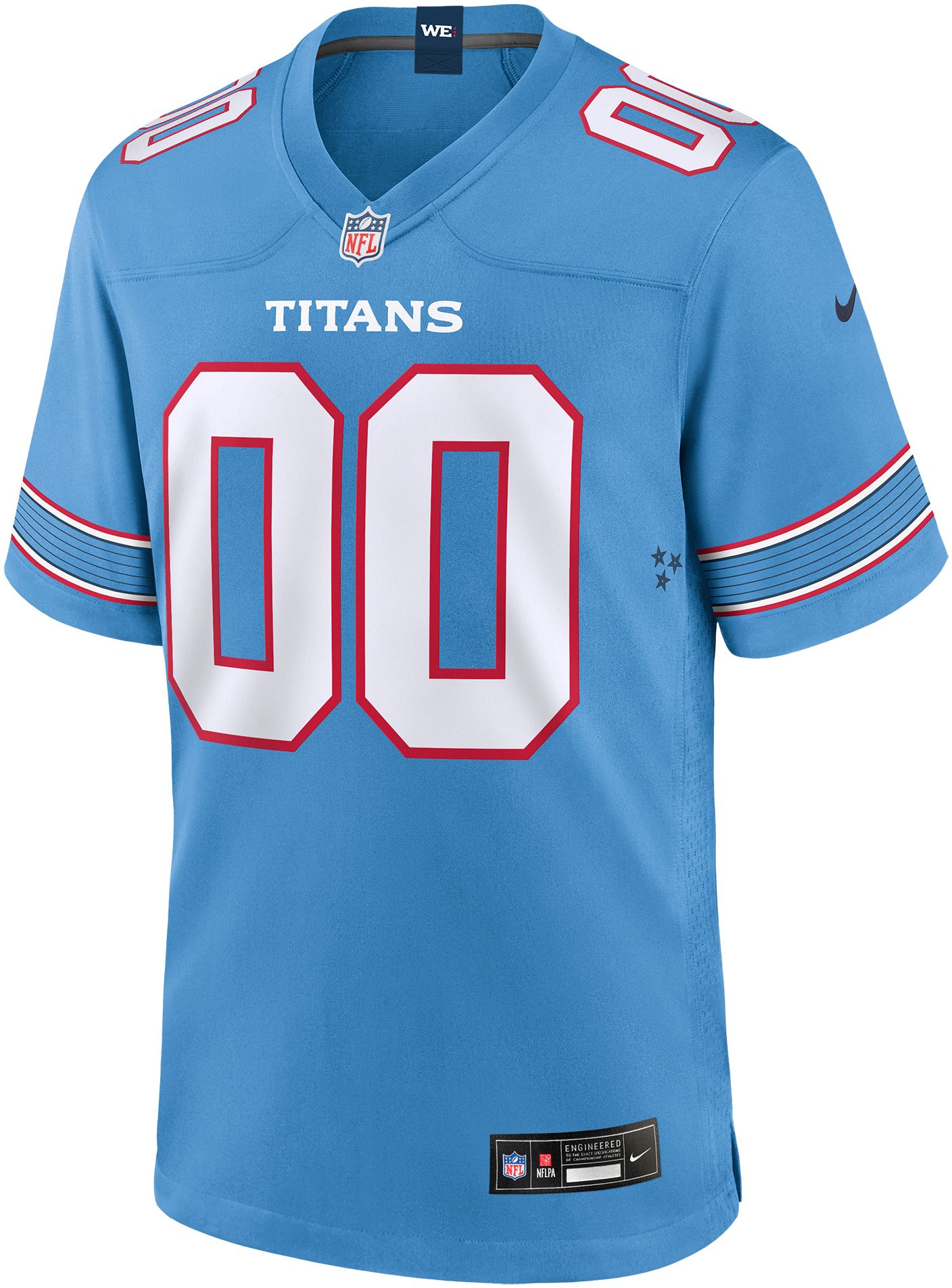 Nike Boys' Tennessee Titans Carnell Tate #00 Blue Game Jersey product image