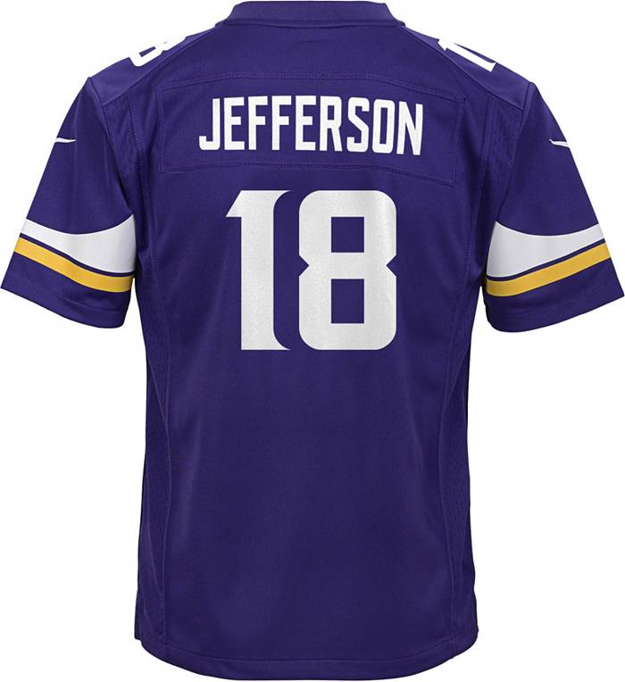 Nike Youth Minnesota Vikings Justin Jefferson #18 Purple Game