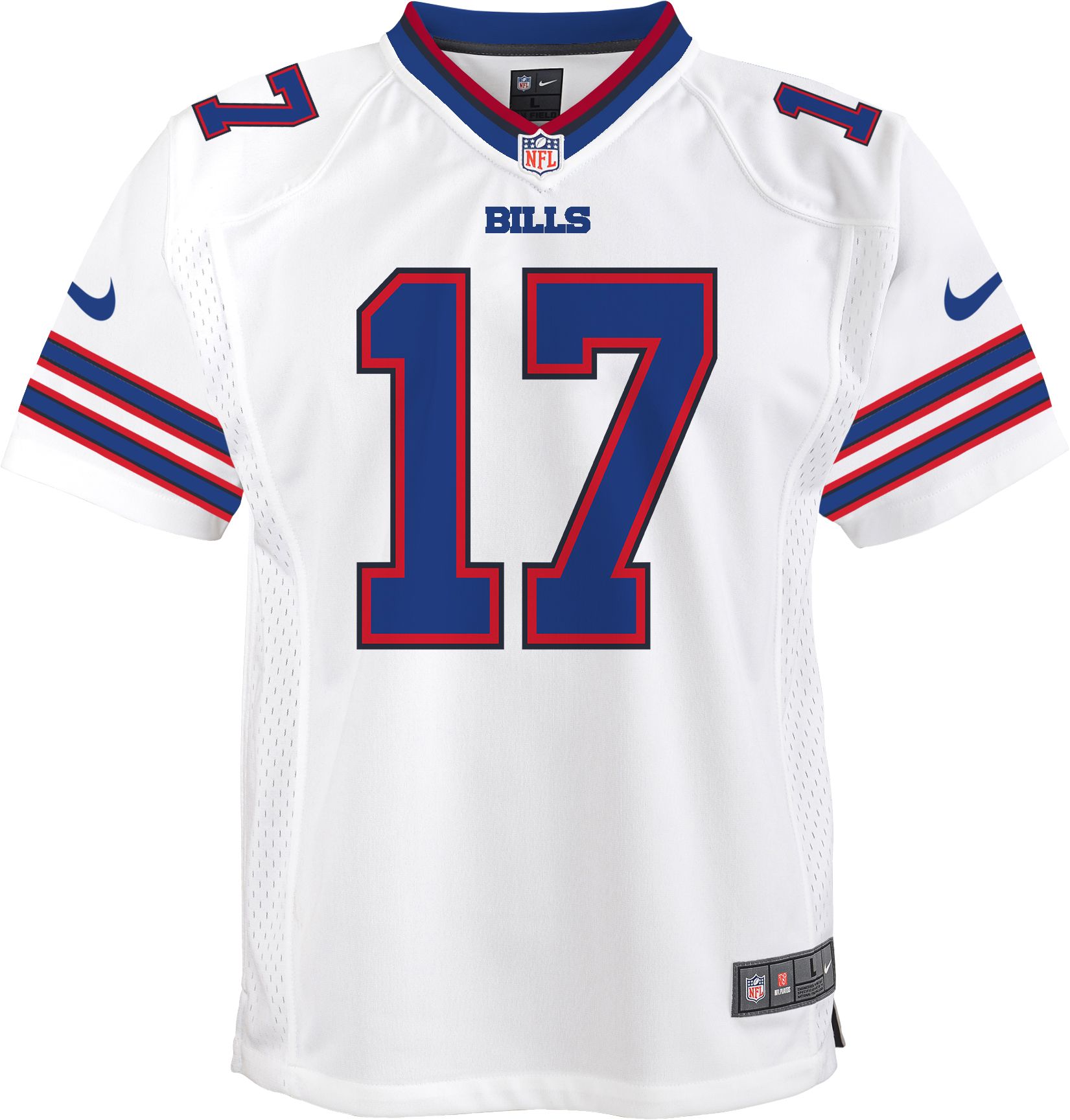 Nike Youth Buffalo Bills Josh Allen #17 White Game Jersey Dick's
