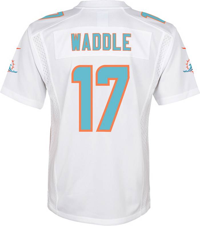 Nike Youth Miami Dolphins Jaylen Waddle #17 White Game Jersey