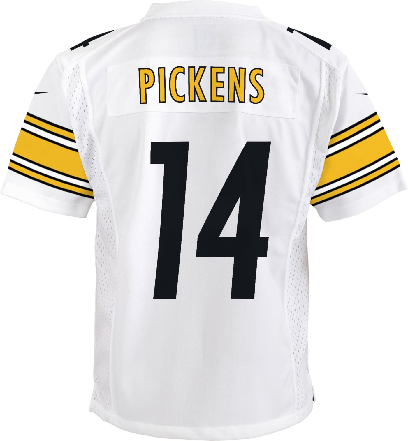 Nike Youth Pittsburgh Steelers George Pickens 14 White Game Jersey Dick s Sporting Goods