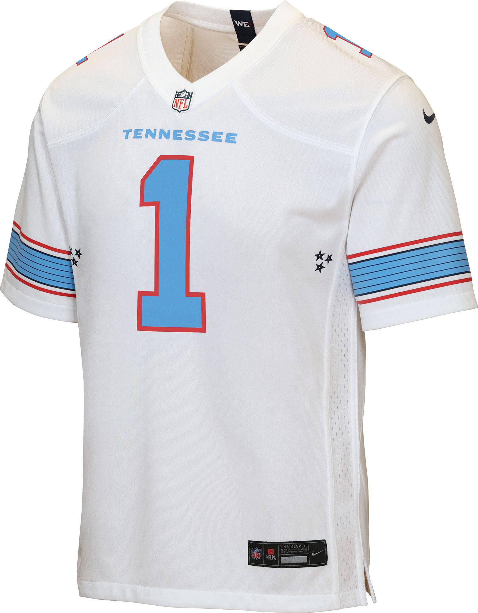 Nike Youth Tennessee Titans Cam Ward #1 White Away Game Jersey product image