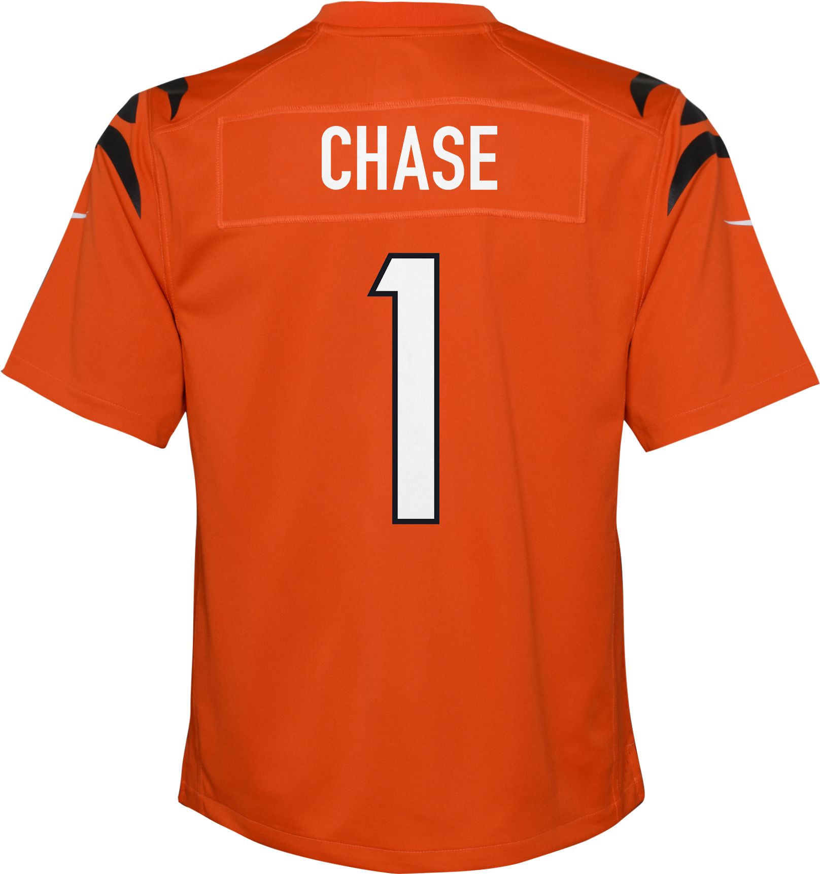 Nike Youth Cincinnati Bengals Ja'Marr Chase #1 Orange Game Jersey product image