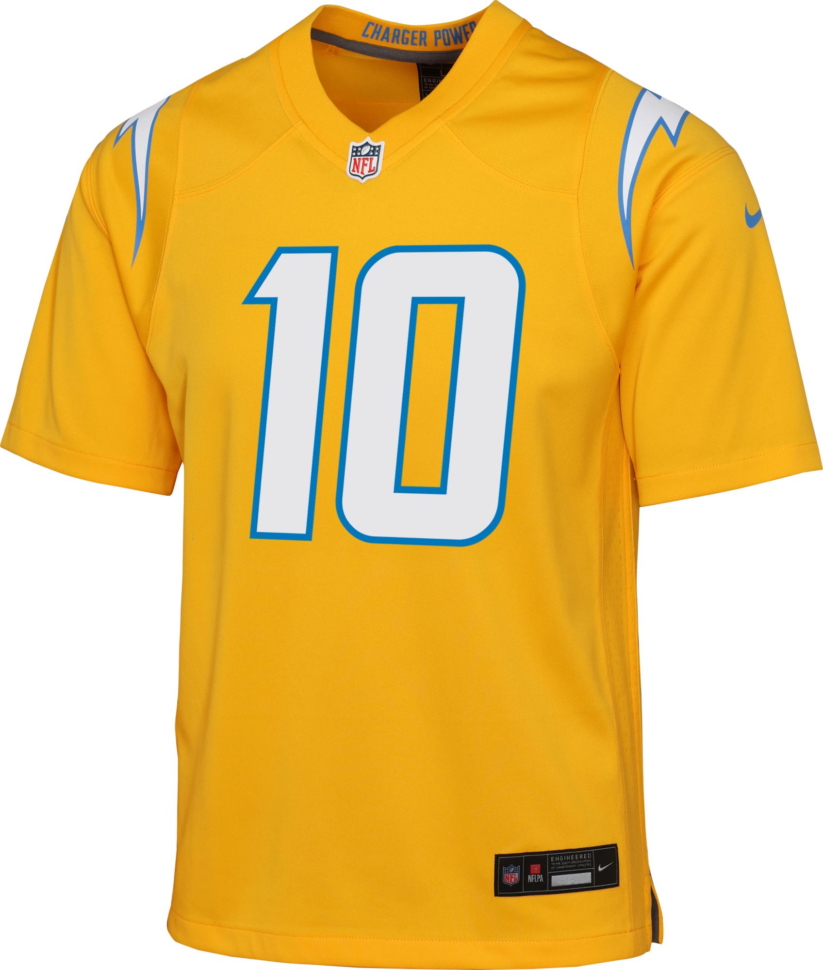 Nike Youth Los Angeles Chargers Justin Herbert #10 Gold Game Alternate Jersey product image