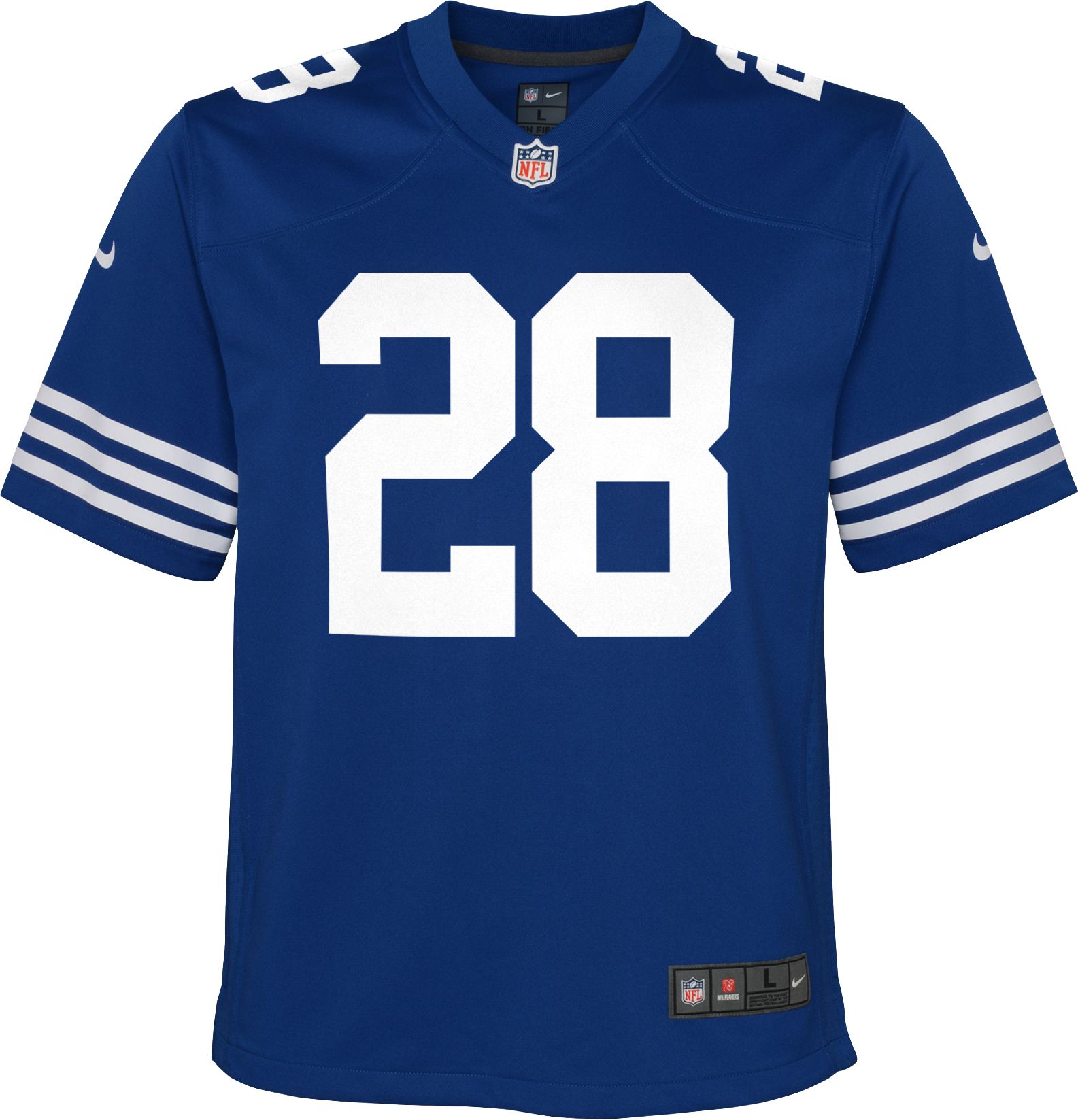 Nike Youth Indianapolis Colts Jonathan Taylor #28 Alternate Blue Game Jersey