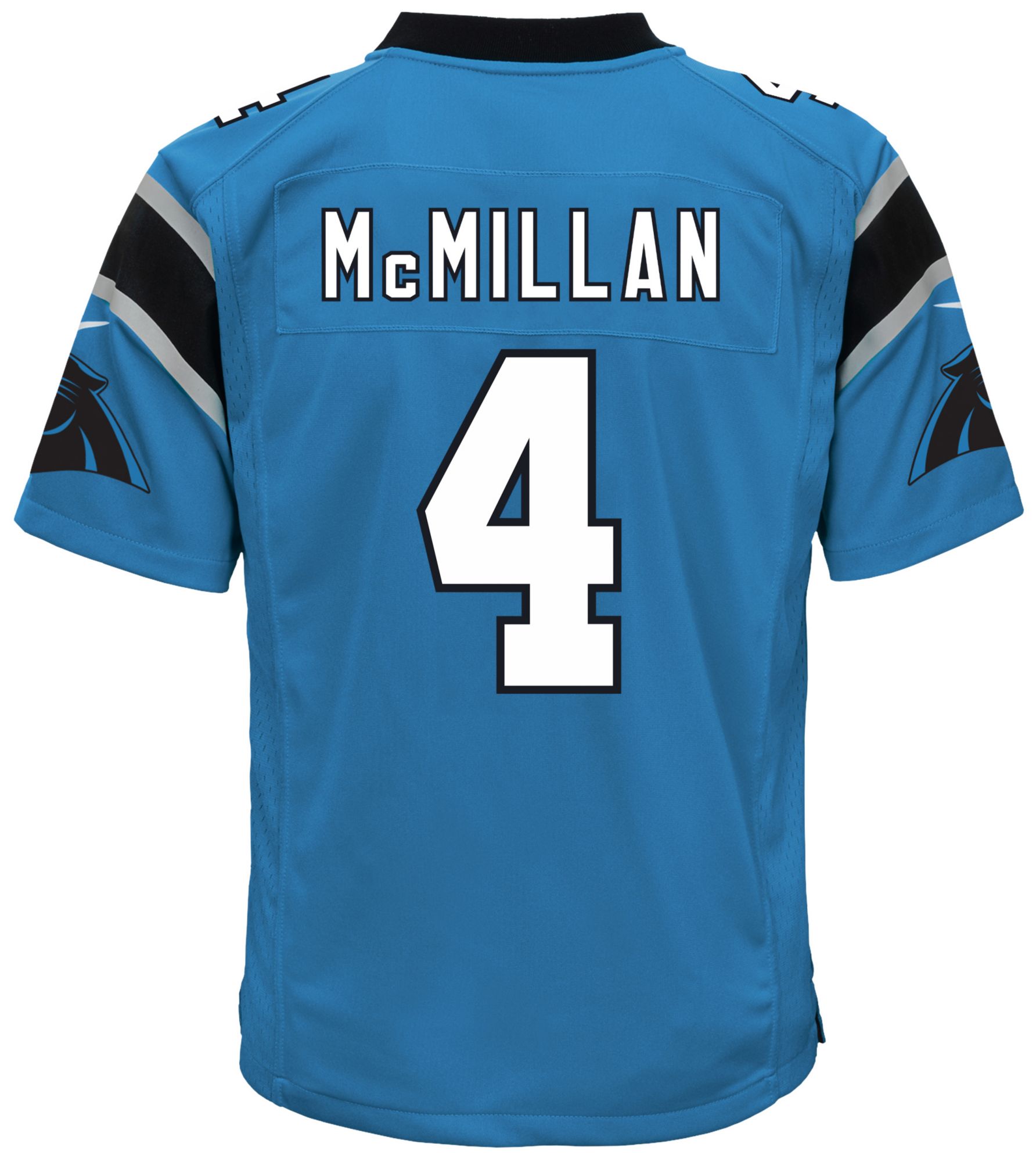 Nike Youth Carolina Panthers Tetairoa McMillan #4 Blue Alternate