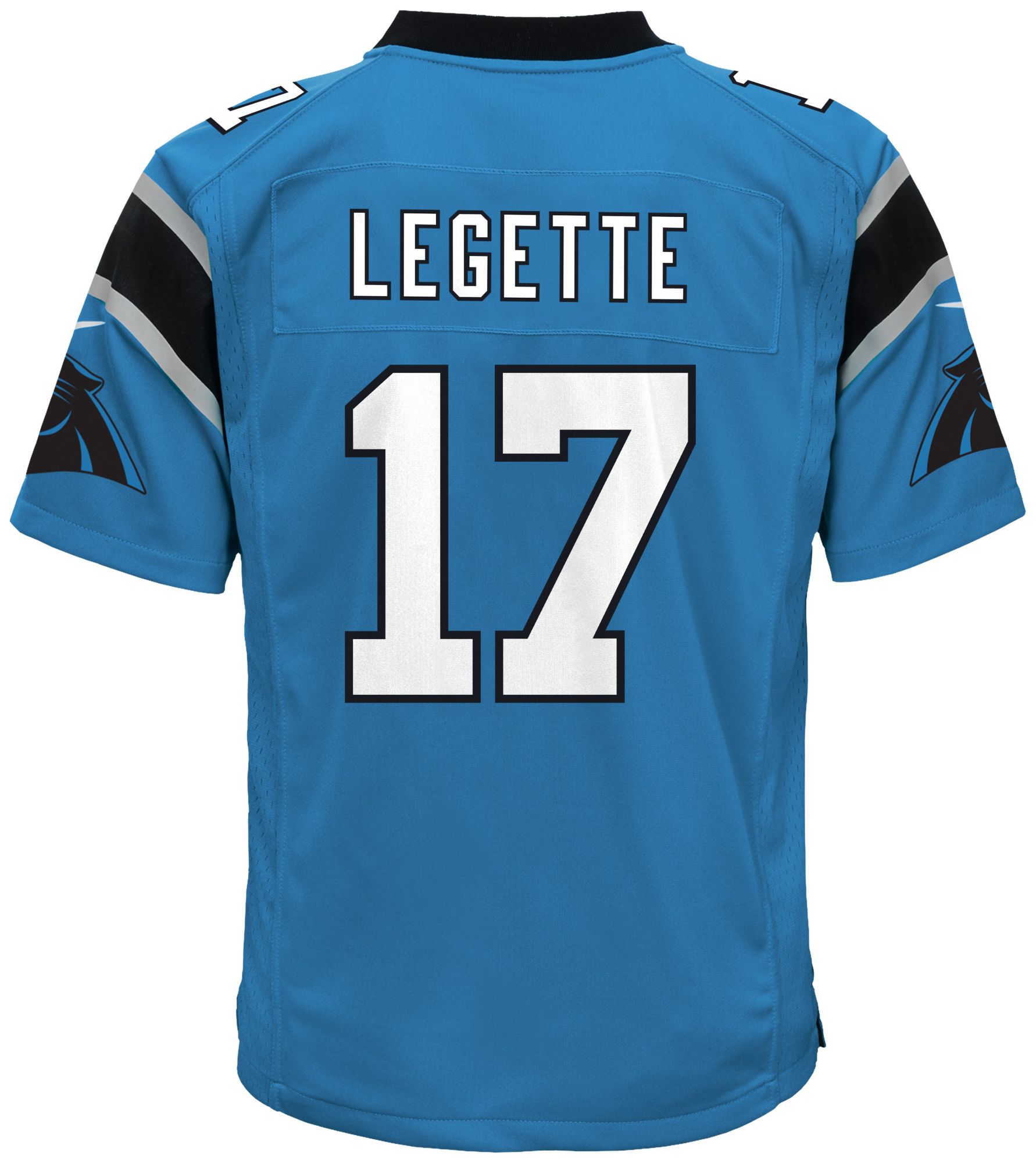 Nike Youth Carolina Panthers Xavier Legette #17 Neptune Blue Game Alternate Jersey product image