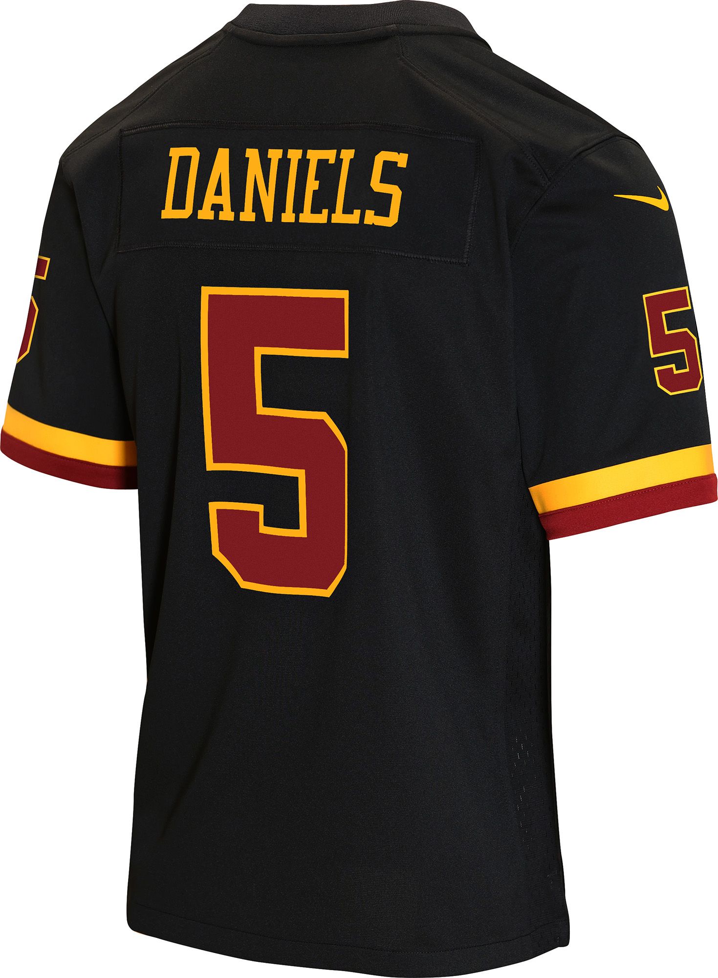 Nike Youth Washington Commanders Jayden Daniels #5 Black  Alternate Game Jersey product image