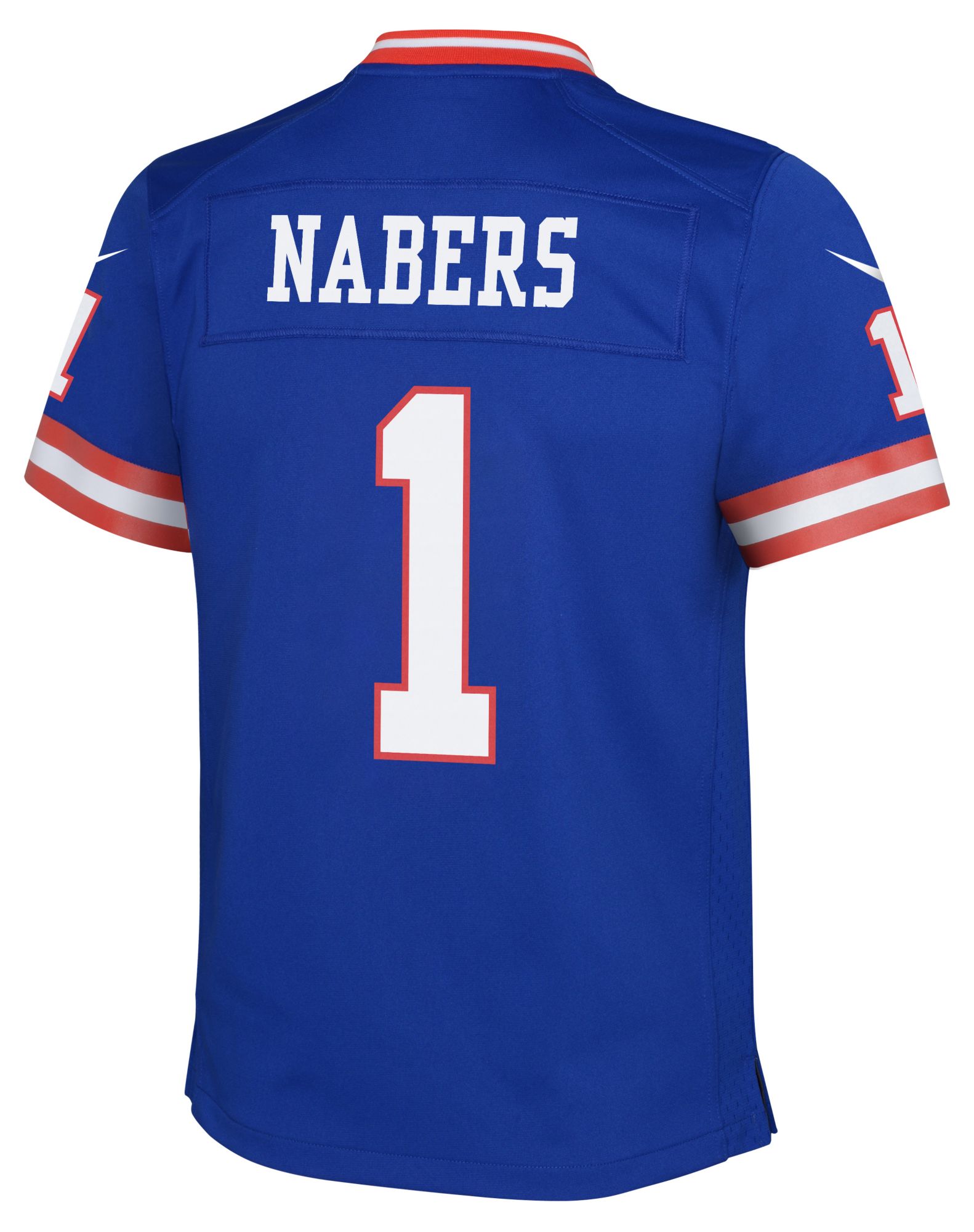 Nike Youth New York Giants Malik Nabers #1 Blue Alternate Game Jersey product image