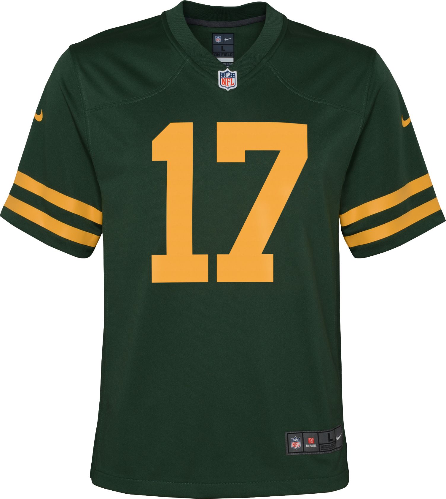 Nike Youth Green Bay Packers Davante Adams #17 Alternate Game Green Jersey product image