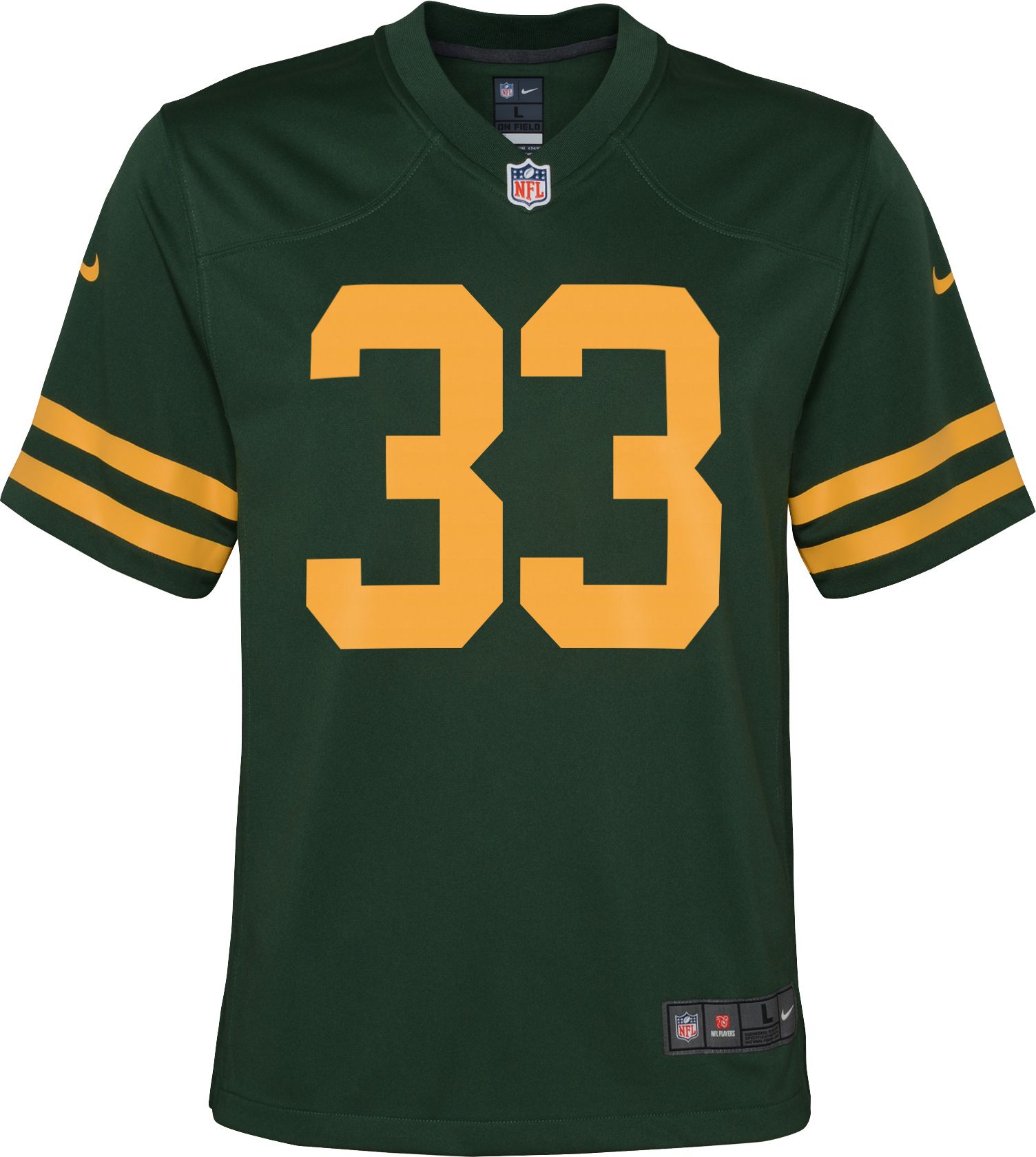 aaron jones youth jersey