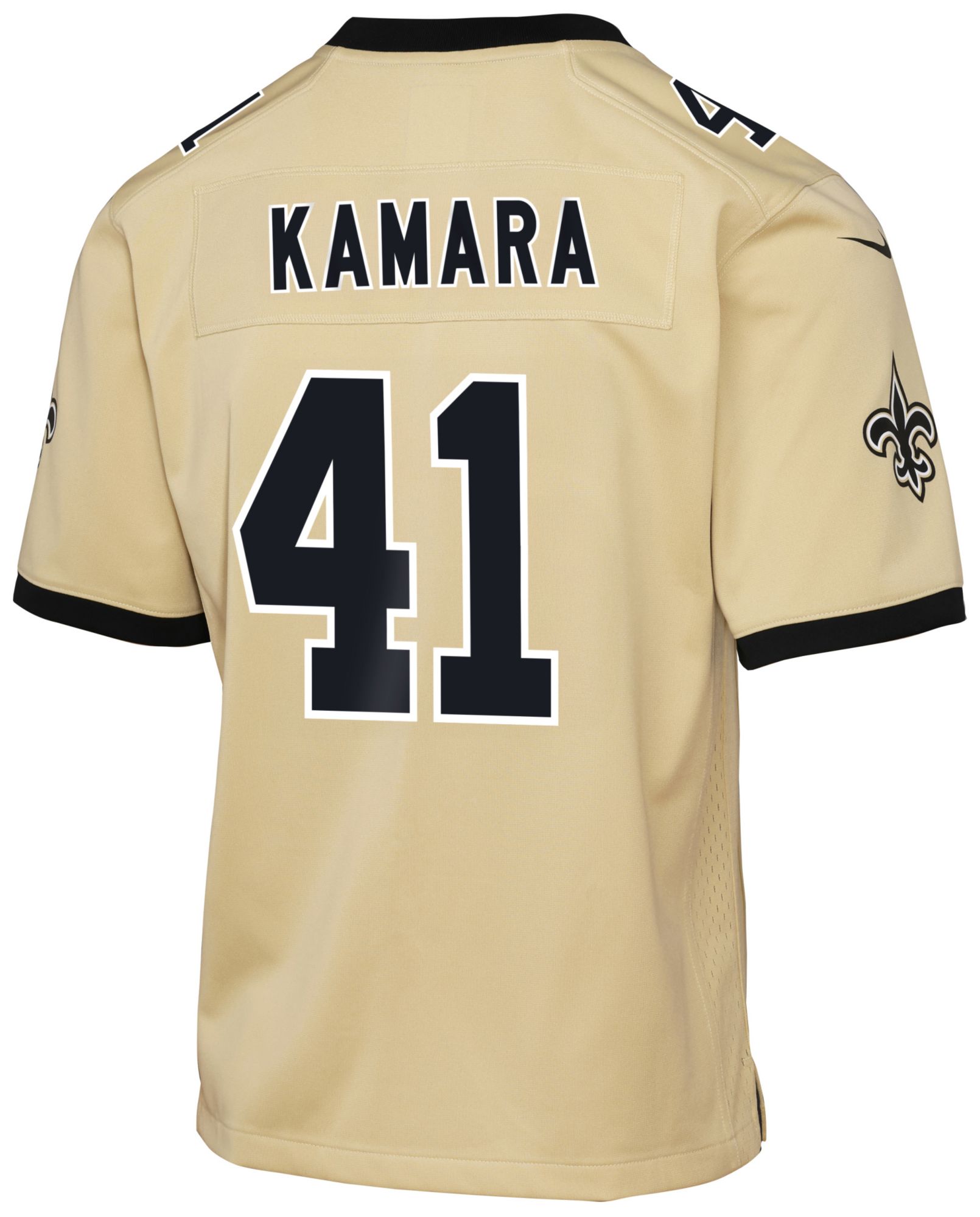 Nike Youth New Orleans Saints Alvin Kamara #41 Gold Alternate Game