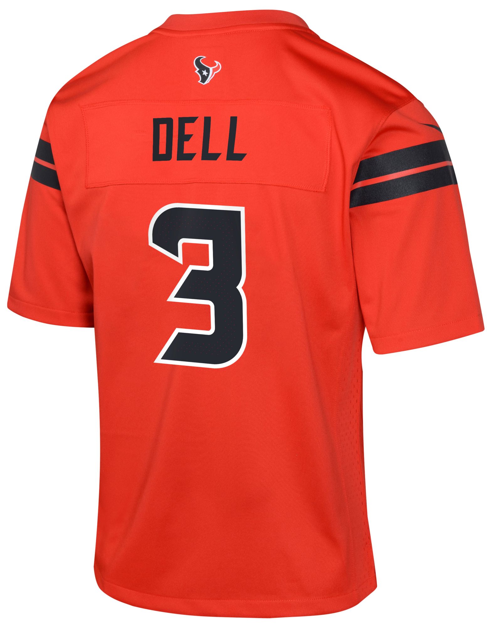 Nike Youth Houston Texans Tank Dell #3 Alternate Red Game Jersey product image