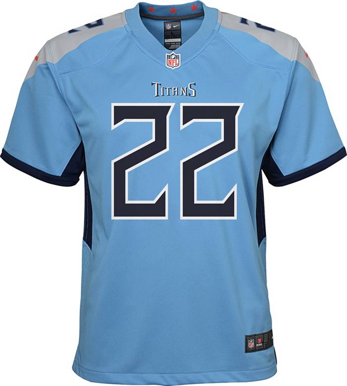 Derrick Henry Tennessee Titans Men's Nike NFL Game Football Jersey - Light Blue XL