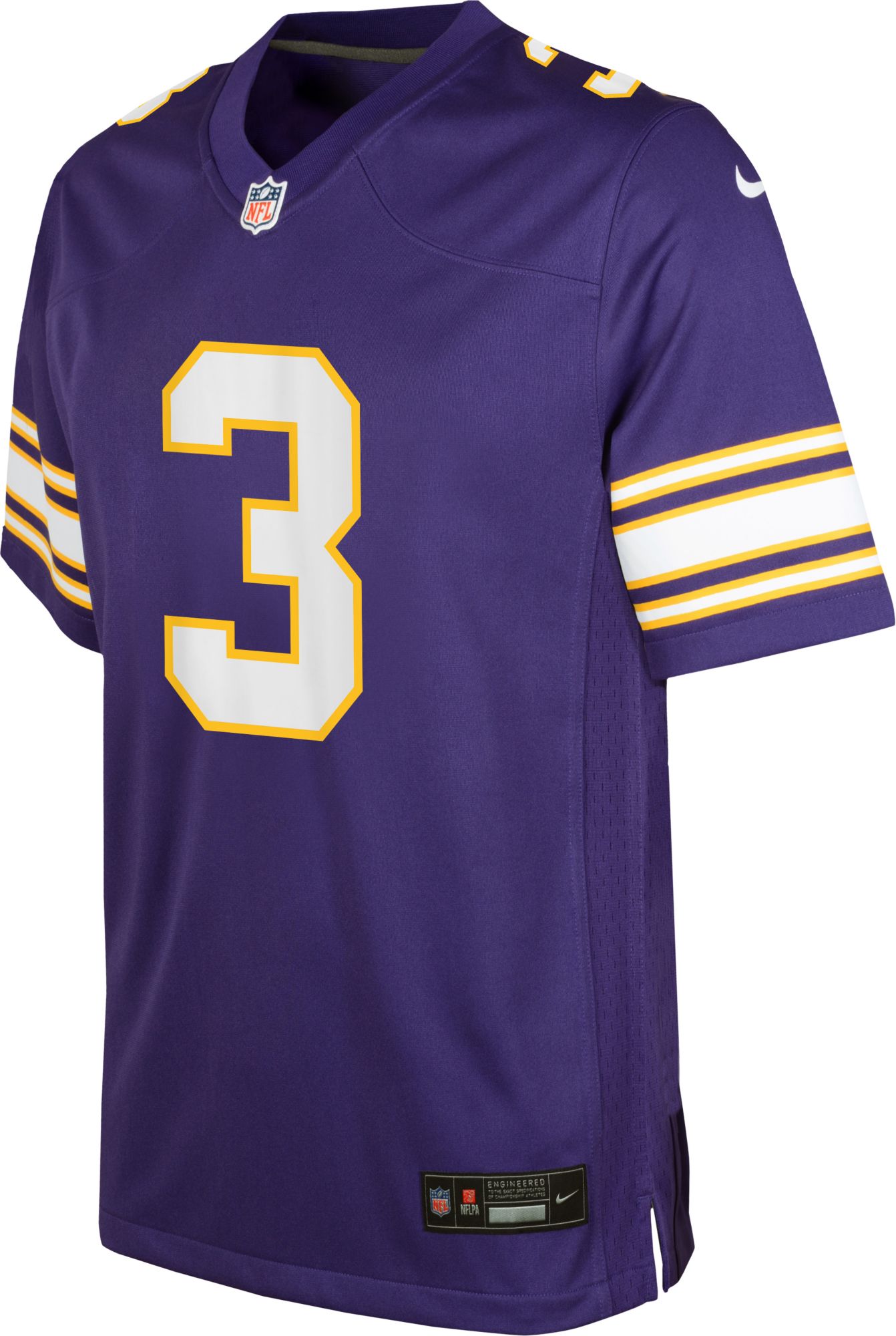 Nike Youth Minnesota Vikings Jordan Addison #3 Alternate Purple Game Jersey product image