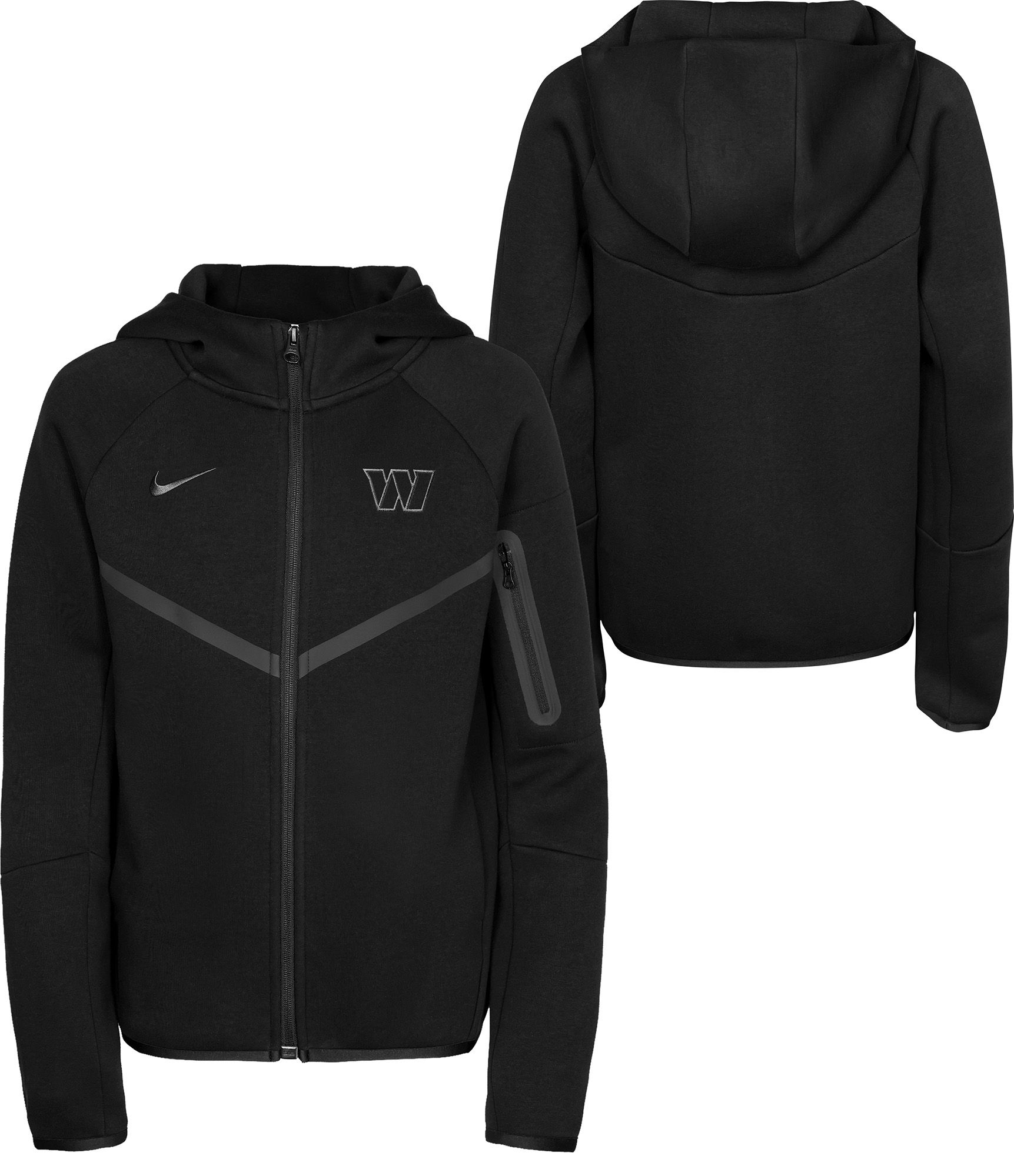 Nike Youth Washington Commanders Tech Fleece Full-Zip Hoodie | Dick's ...