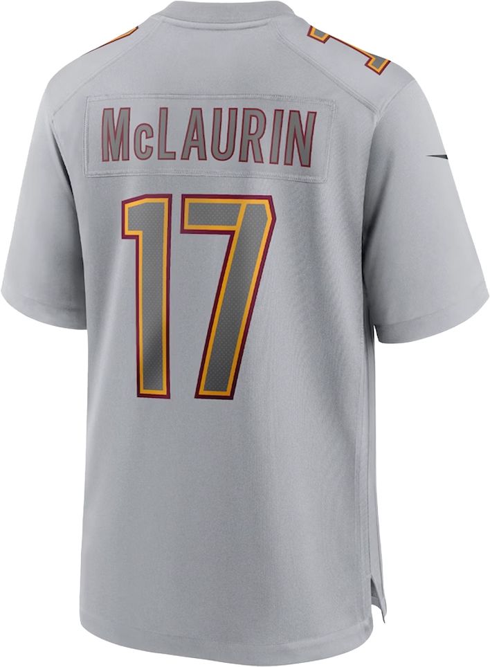 Nike Youth Washington Commanders Terry McLaurin #17 Atmosphere Grey Game Jersey