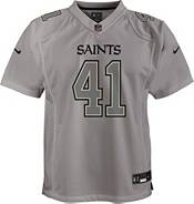 Nike Youth New Orleans Saints Alvin Kamara #41 Atmosphere Grey Game Jersey