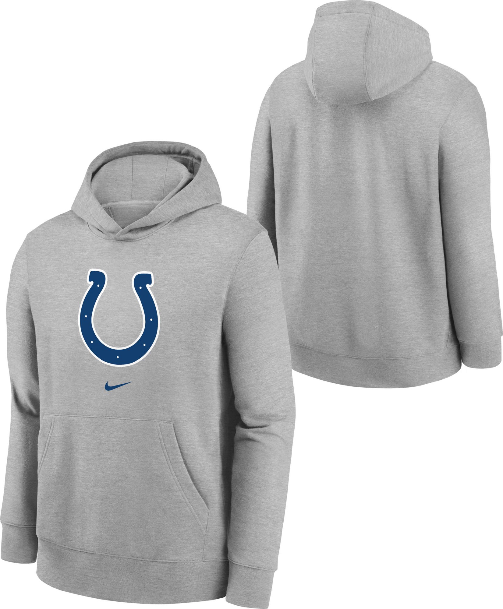 Nike Youth Indianapolis Colts Grey Club Logo Pullover Hoodie product image