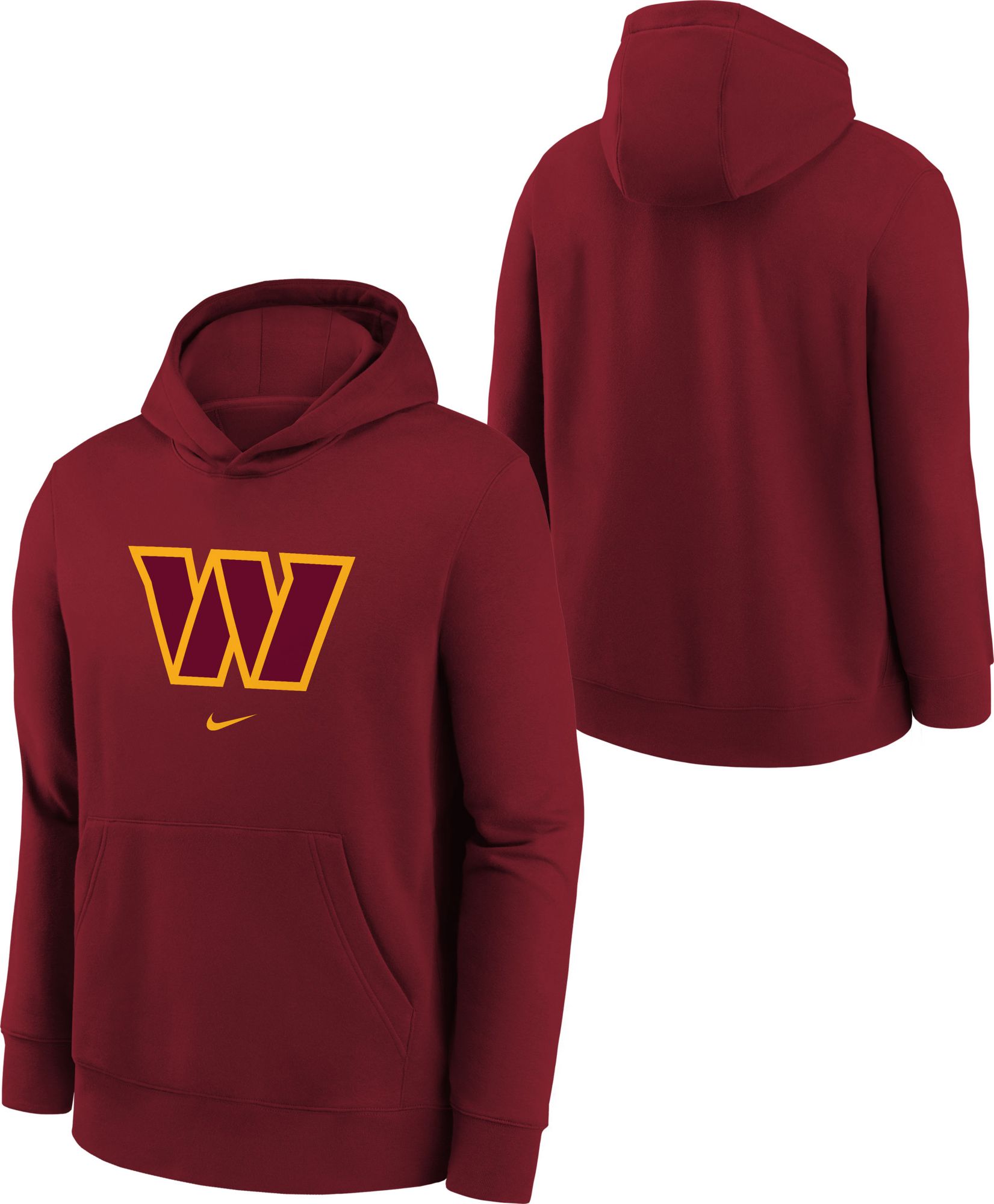 Nike Youth Washington Commanders Red Club Logo Pullover Hoodie product image