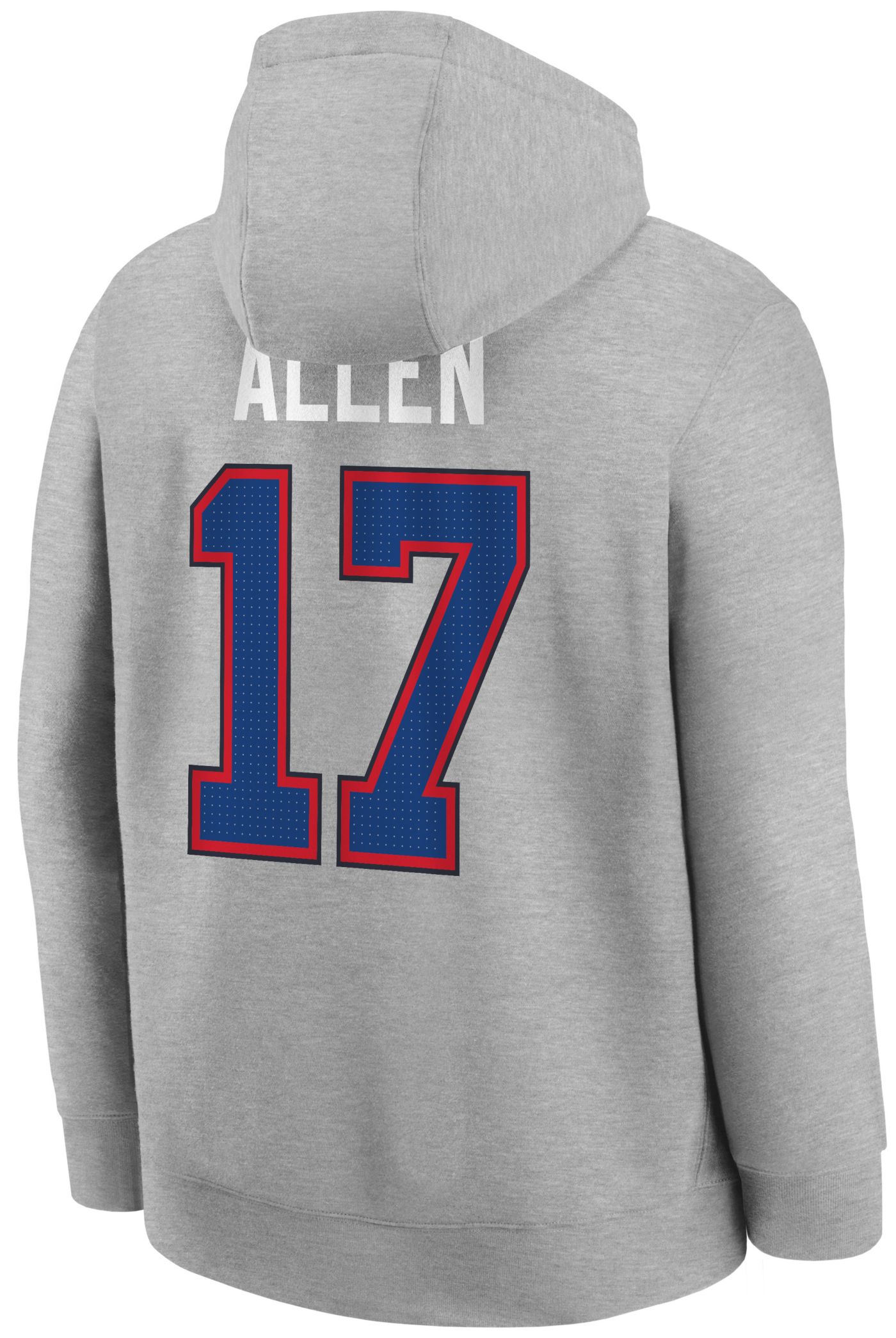 Medium Buffalo Bills deals #17 Josh Allen Pullover Hoodie NEW