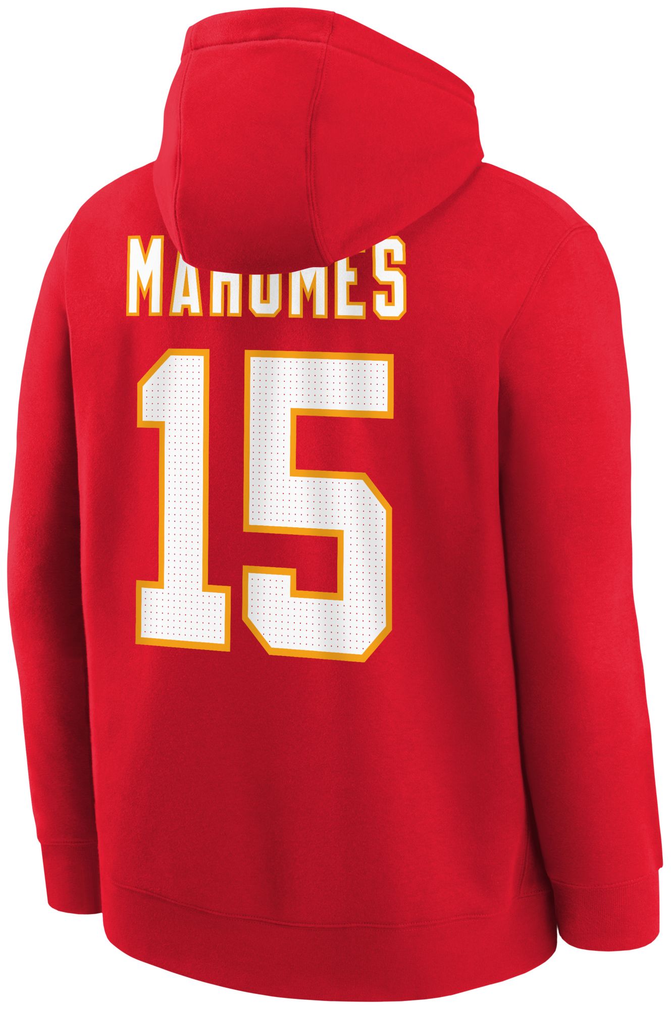 Nike Youth Kansas City Chiefs Patrick Mahomes #15 Red Pullover Hoodie product image