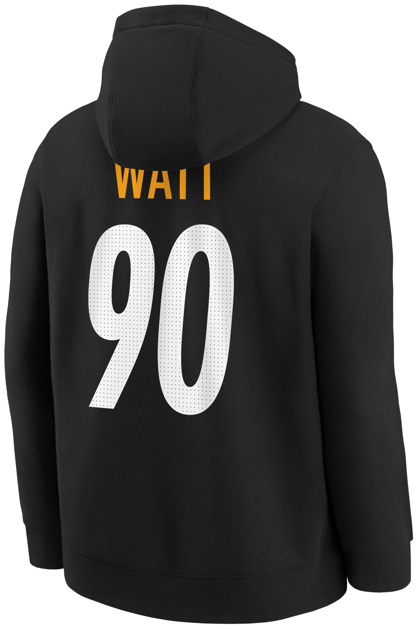 Nike Youth Pittsburgh Steelers T.J. Watt #90 Black Pullover Hoodie product image