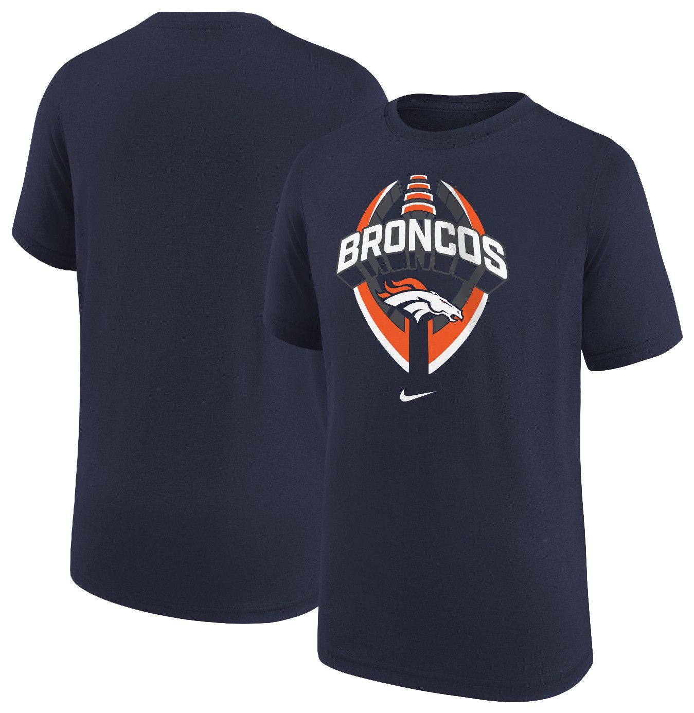 Nike Youth Denver Broncos College Navy Velocity T-Shirt product image