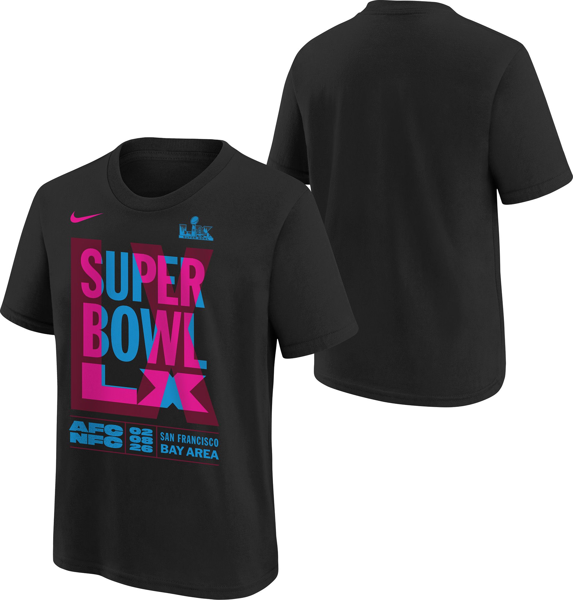 Nike Youth 2025-26 Super Bowl LX Black Essential T-Shirt product image