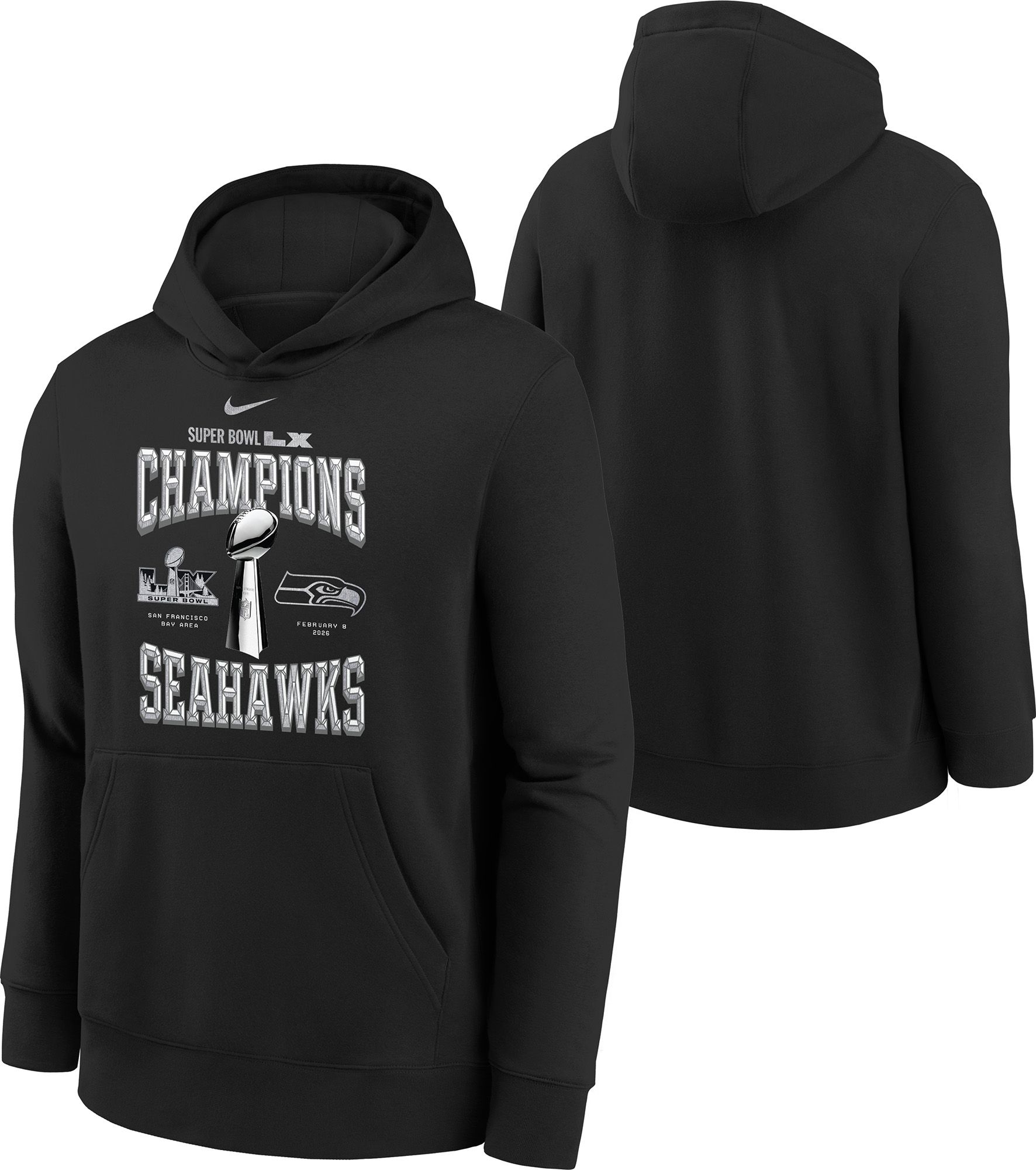 Nike Youth 2025-26 Super Bowl LX Champions Seattle Seahawks Locker Room Hoodie product image