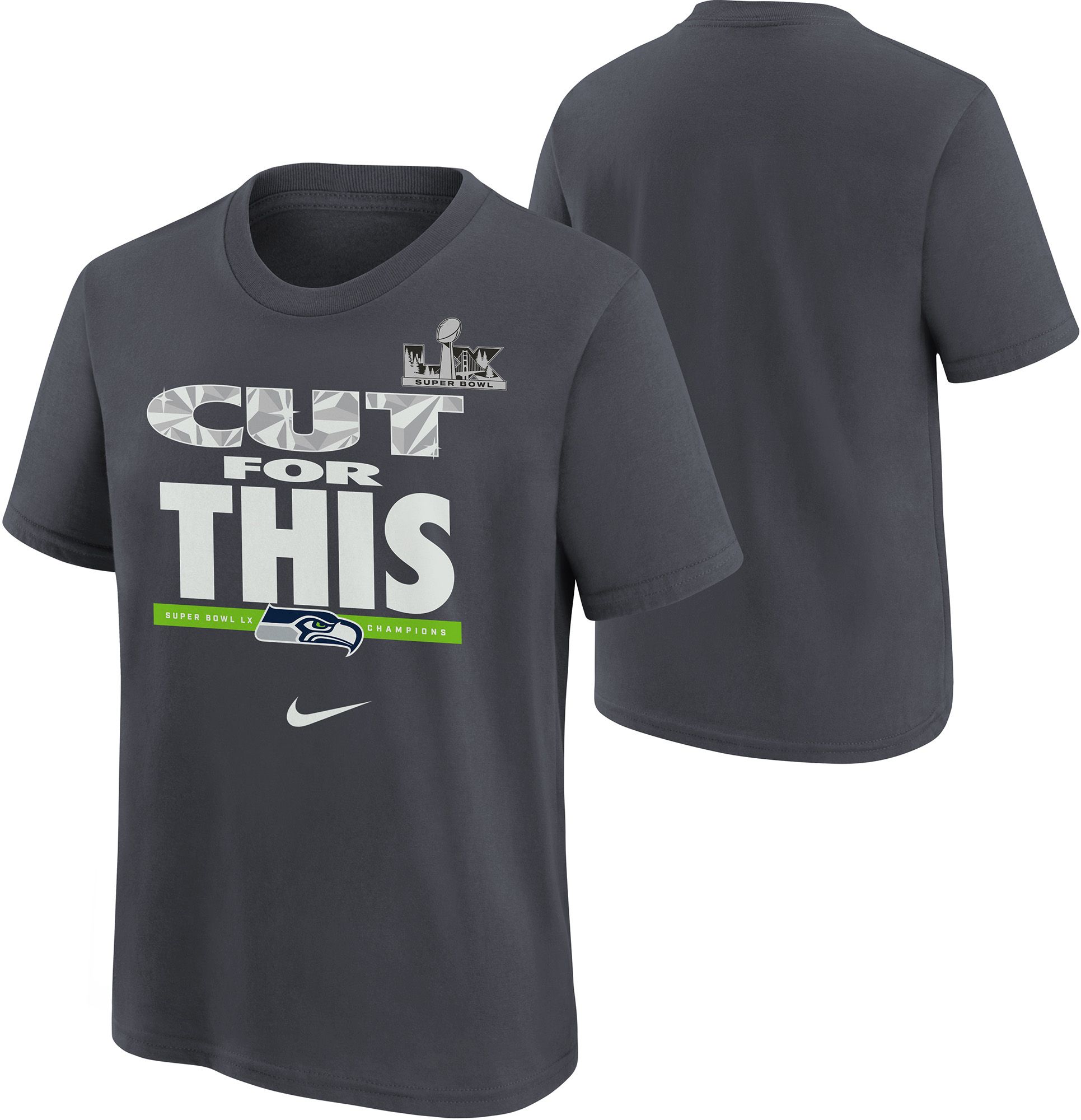 Nike Youth 2025-26 Super Bowl LX Champions Seattle Seahawks Parade T-Shirt product image