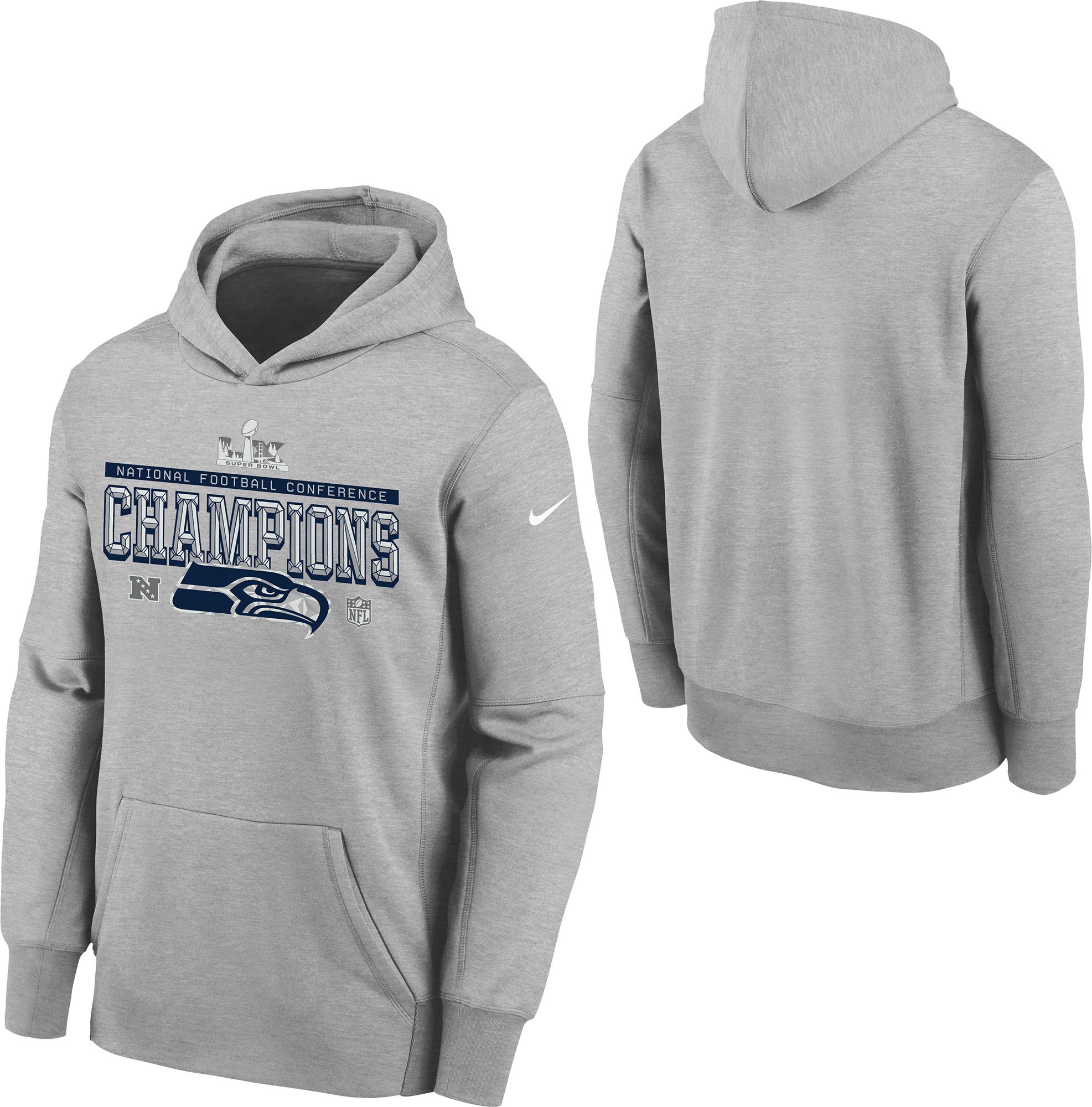 Nike Youth 2025-26 NFC Champions Seattle Seahawks Locker Room Hoodie product image