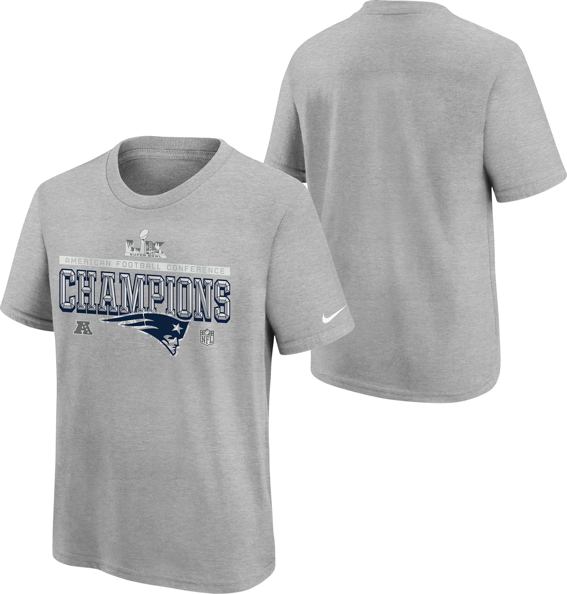 Nike Youth 2025-26 AFC Champions New England Patriots Locker Room T-Shirt product image