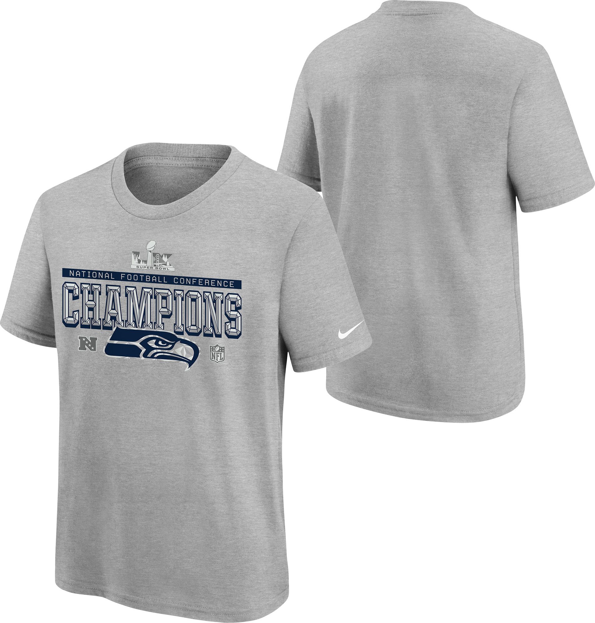 Nike Youth 2025-26 NFC Champions Seattle Seahawks Locker Room T-Shirt product image