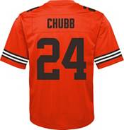 Nike Youth Cleveland Browns Nick Chubb #24 Orange Game Jersey product image