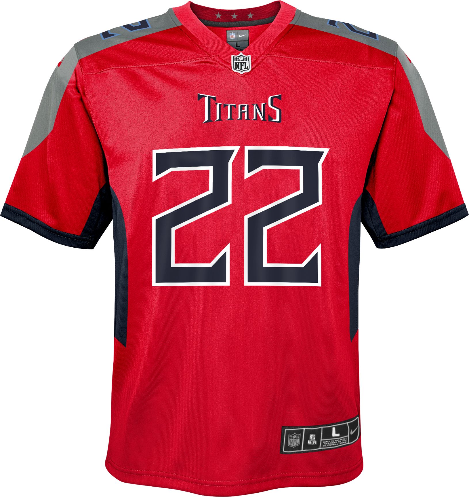 Nike Youth Tennessee Titans Derrick Henry #22 Red Game Jersey product image
