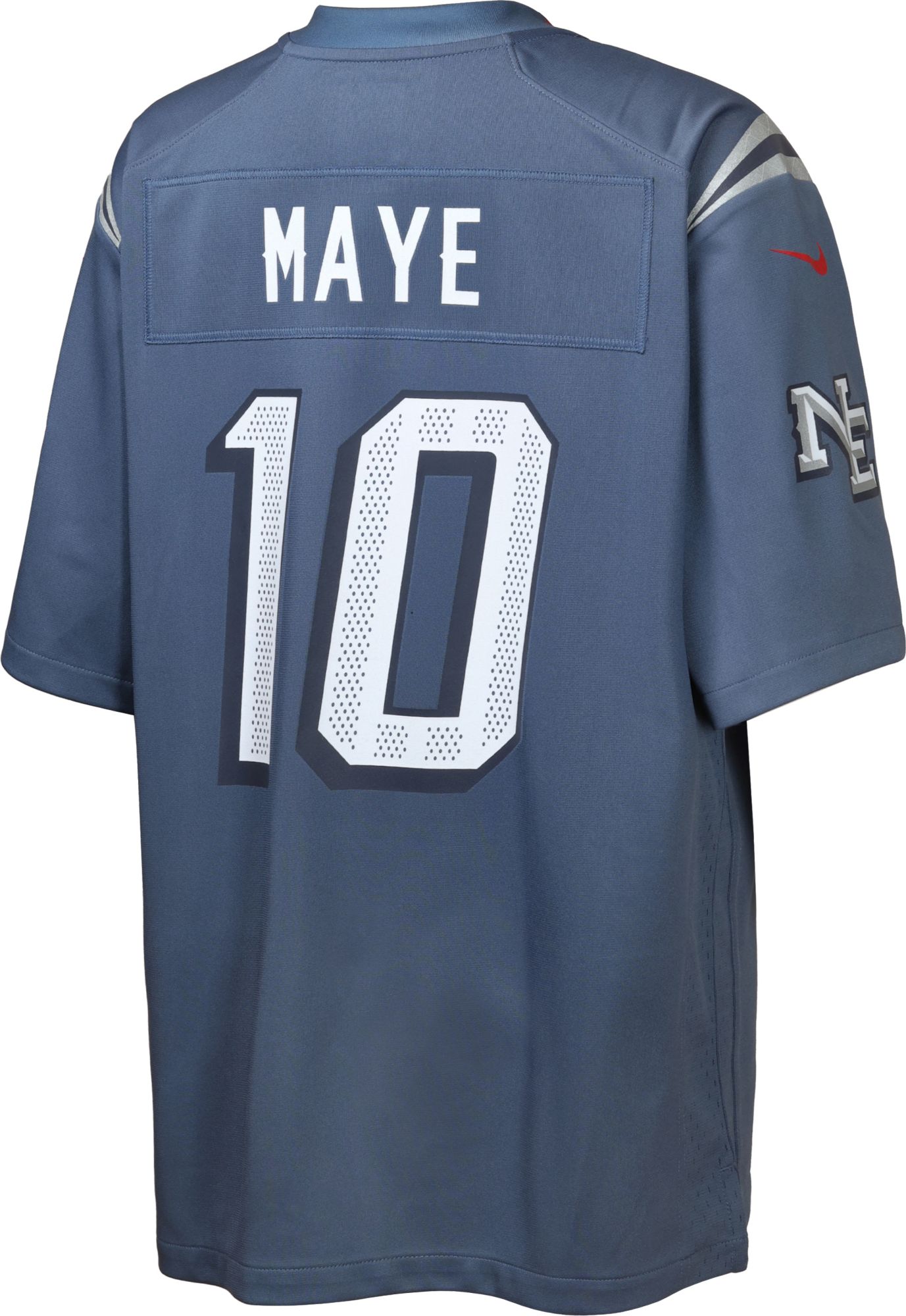 Nike Youth New England Patriots Drake Maye #10 NFL Rivalries Game Jersey product image