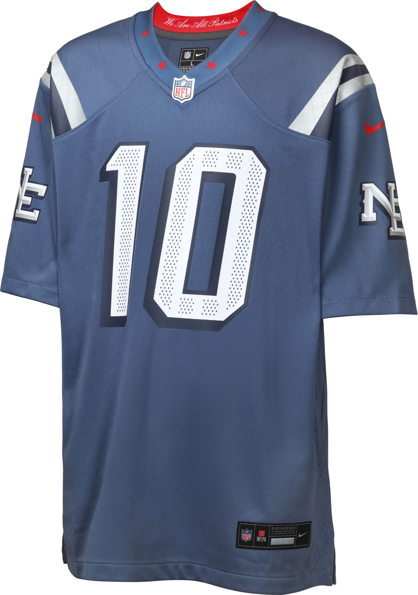 Nike Youth New England Patriots Drake Maye #10 NFL Rivalries Game Jersey product image