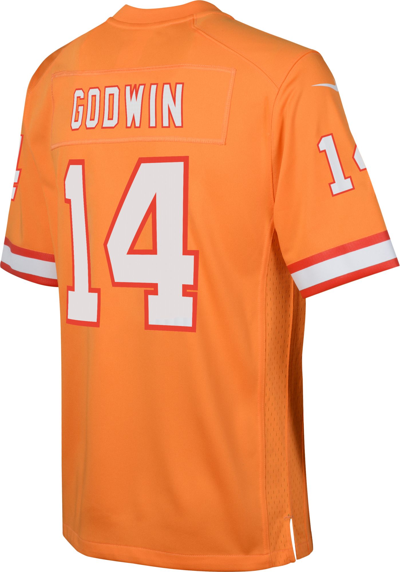 Nike Youth Tampa Bay Buccaneers Chris Godwin #14 Alternate Orange Game Jersey product image