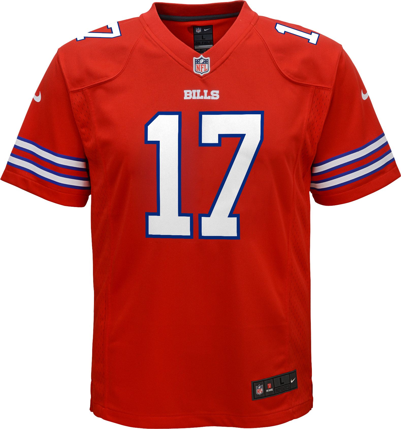 Nike Youth Buffalo Bills Josh Allen #17 Red Game Jersey Dick's