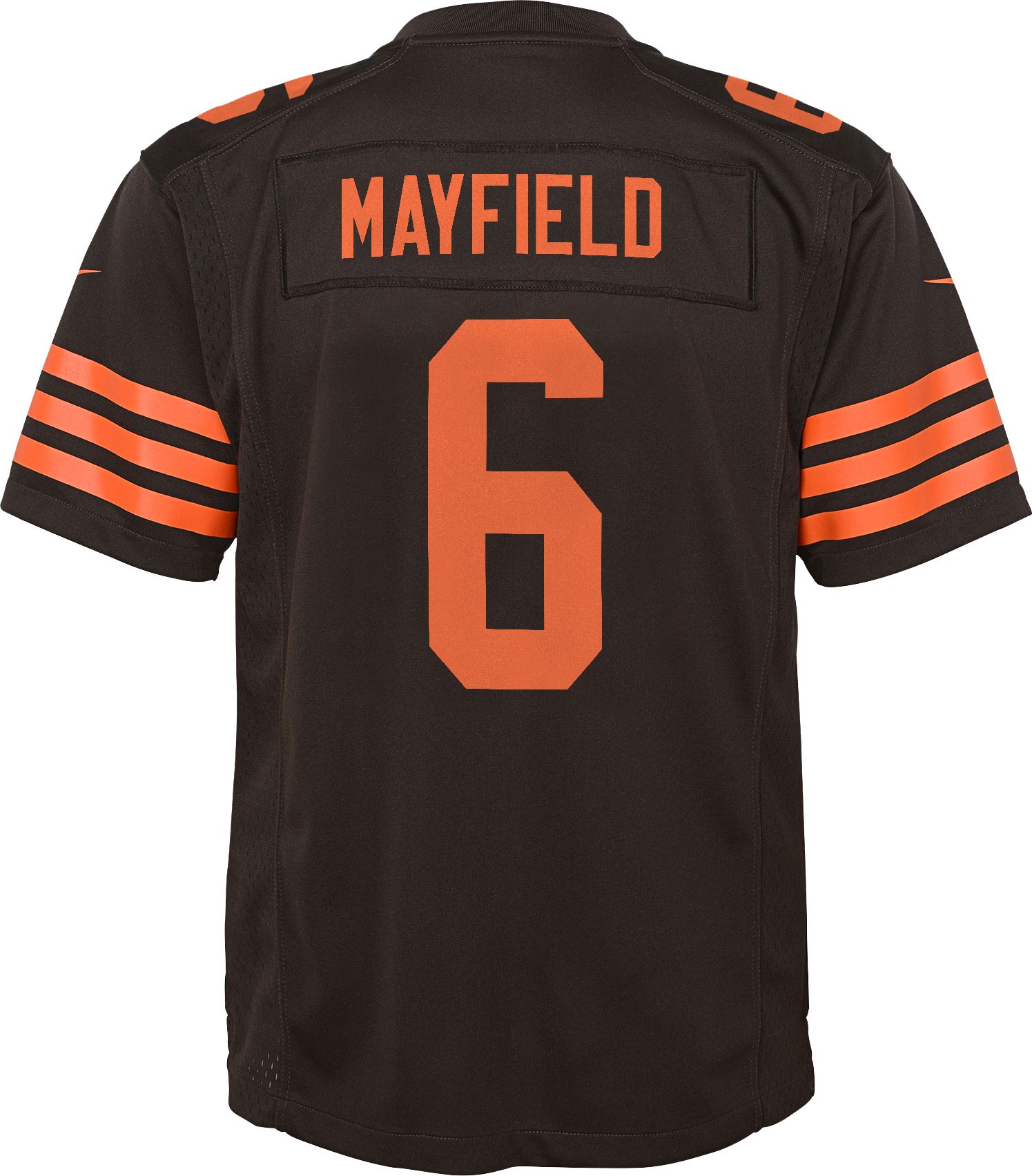 baker mayfield youth color rush jersey