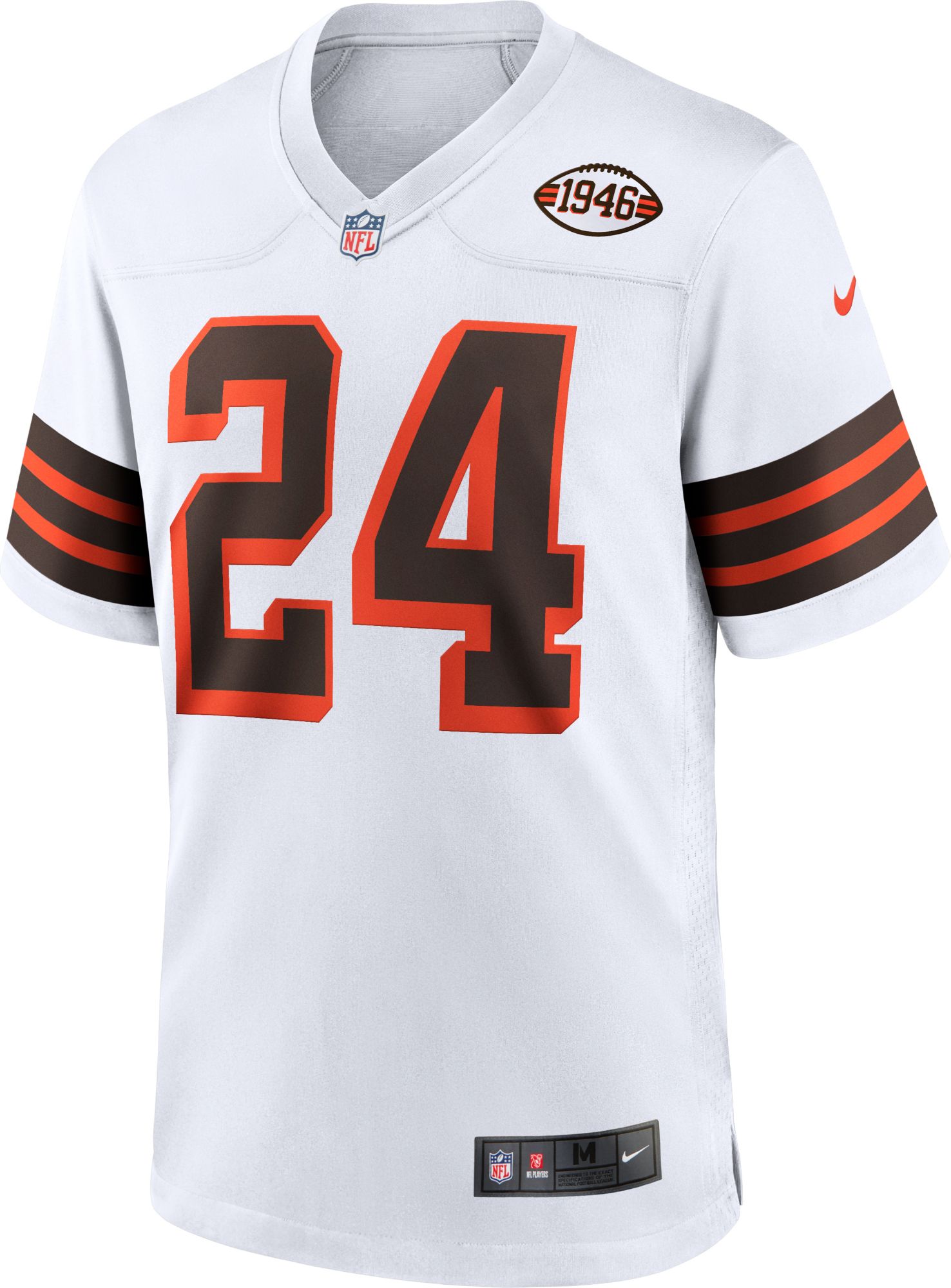 Nike Youth Cleveland Browns Nick Chubb #24 Alternate White Game Jersey product image